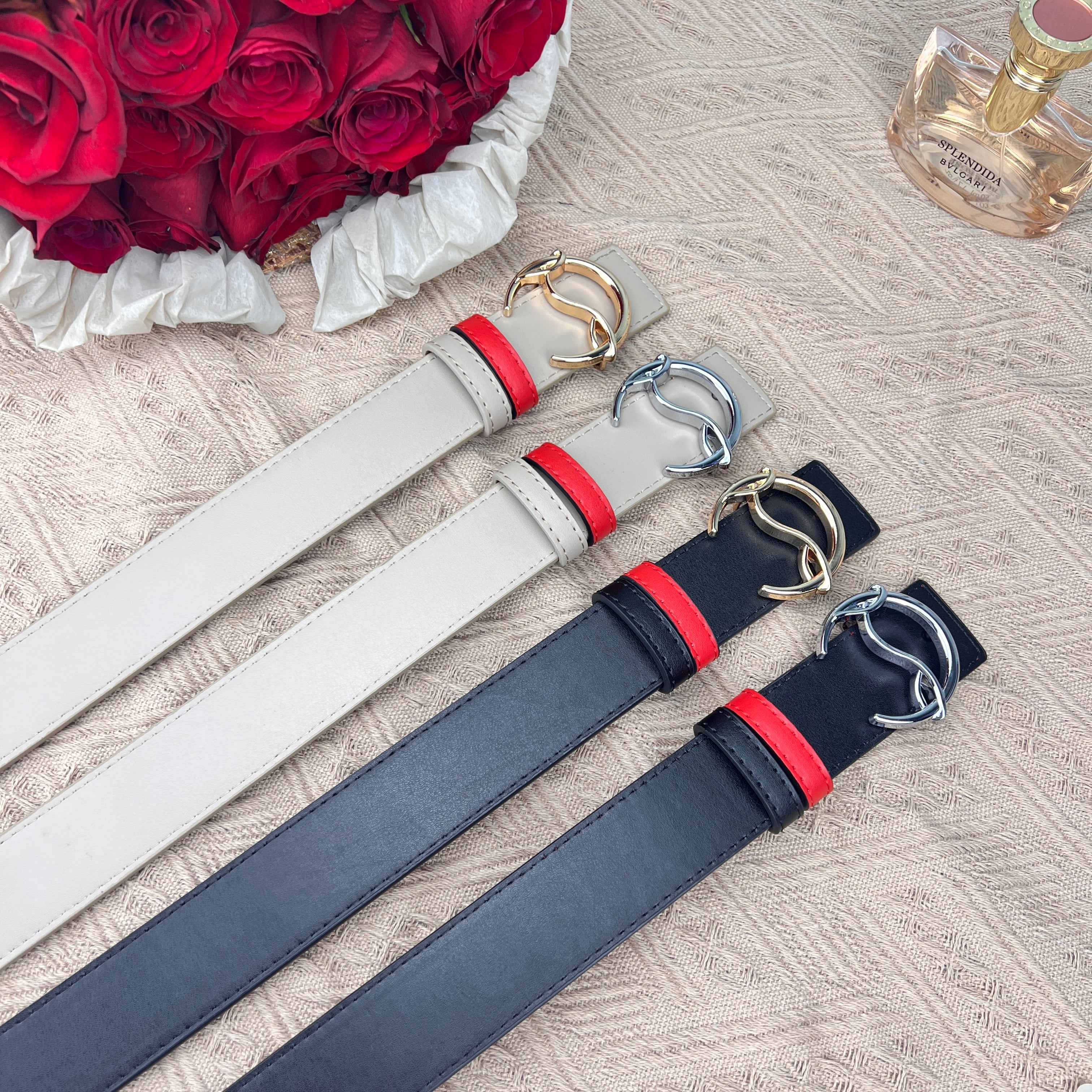 Christian Louboutin reversible  belts