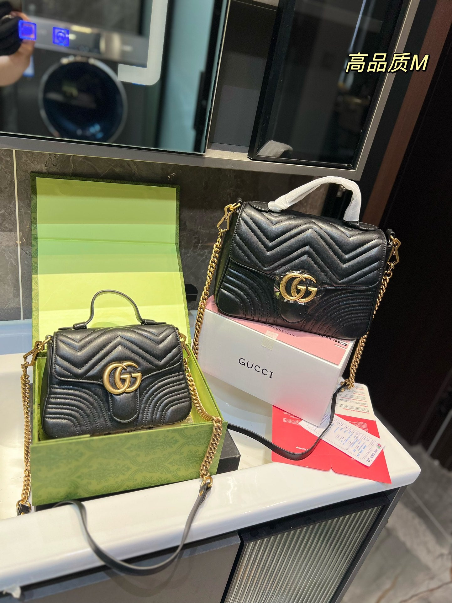 Gucci  Marmont Handbag Top Handle