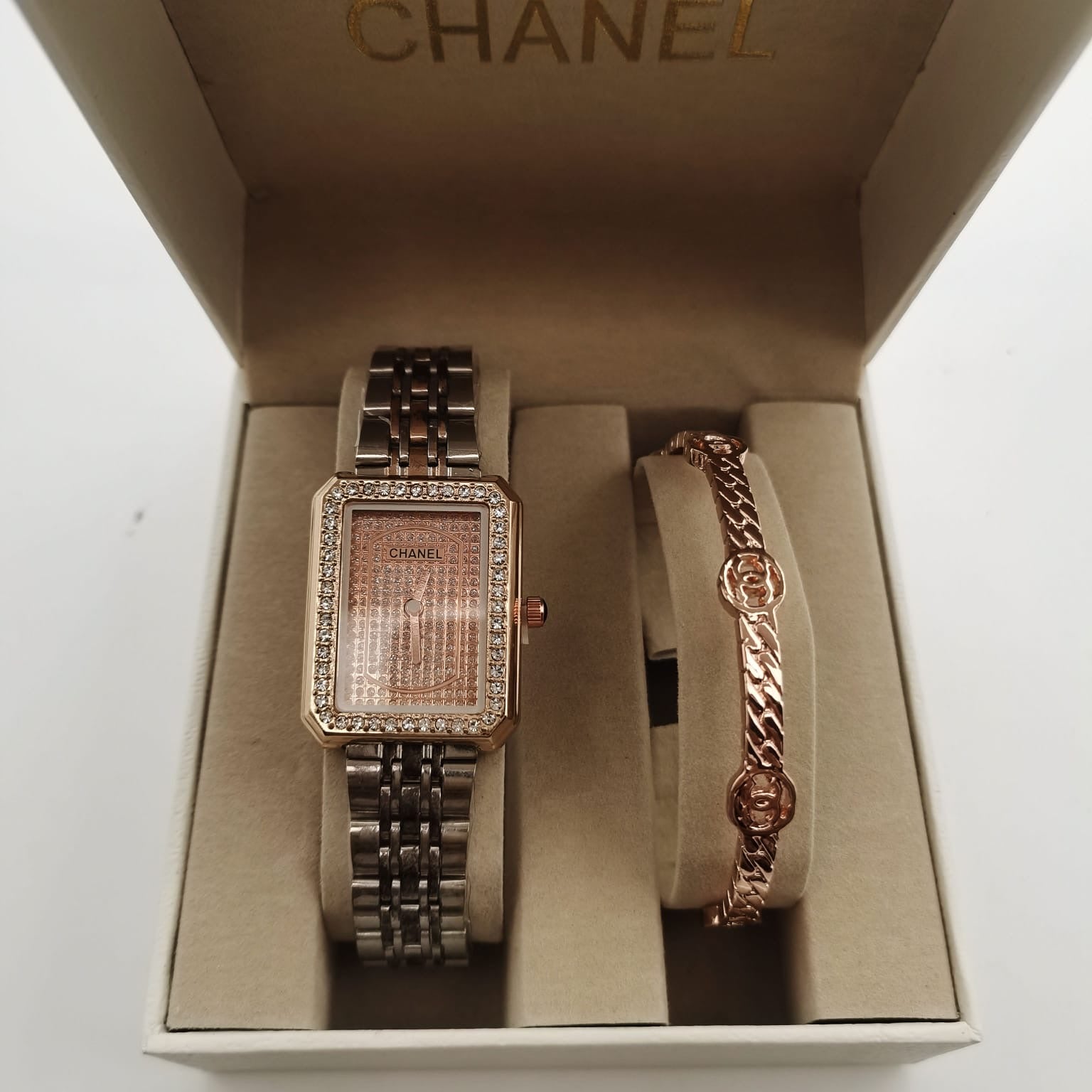 Chanel Watch and Bangle Set