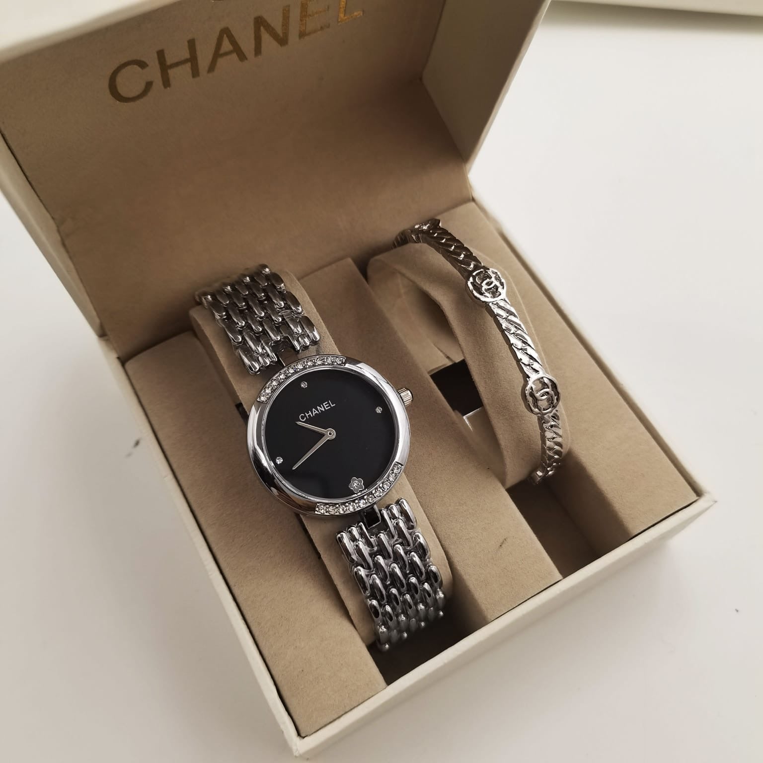 Chanel Watch and Bangle Set