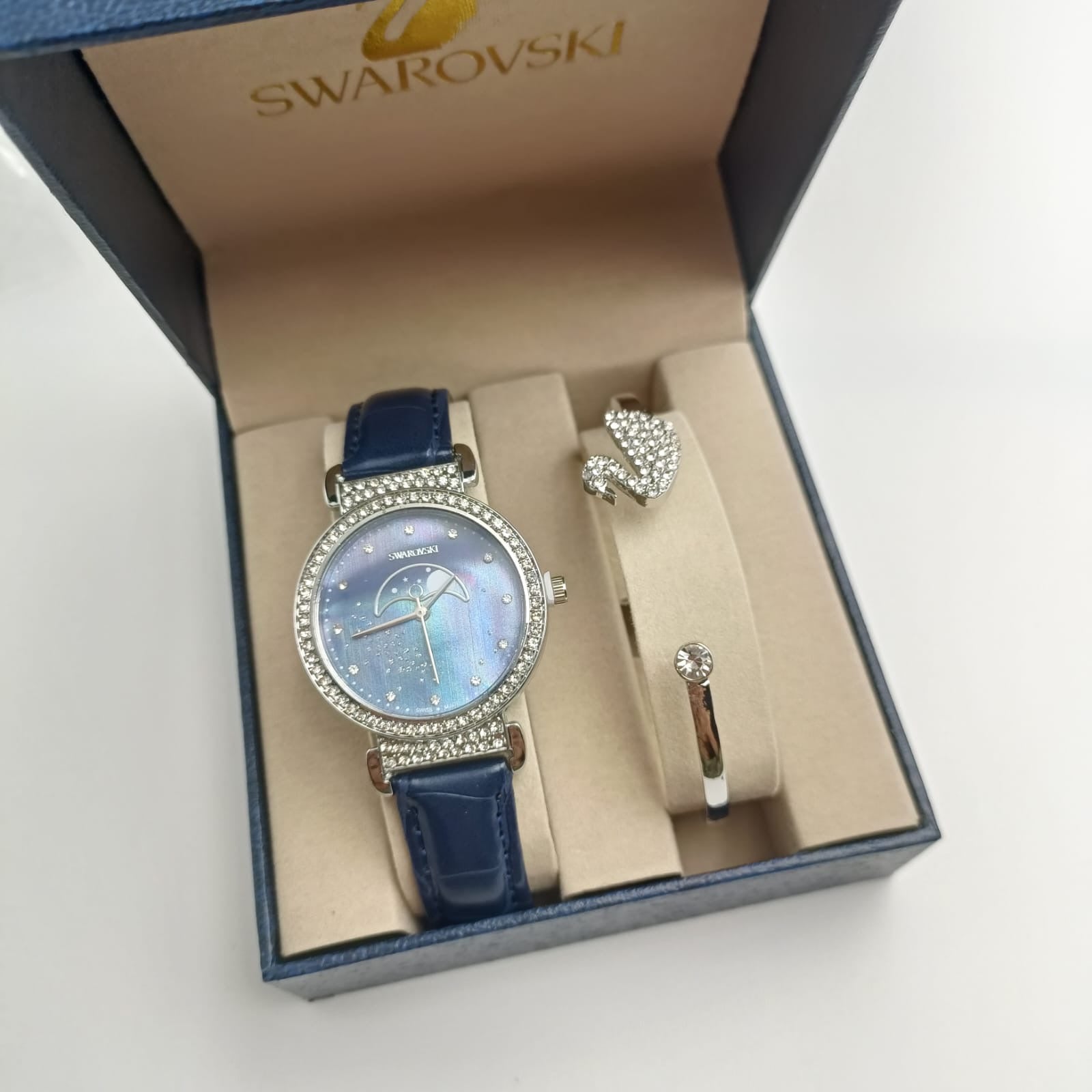 Swarovski Watch Bangle Set