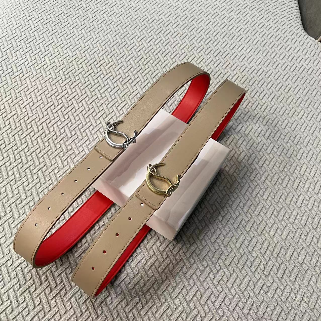 Christian Louboutin reversible  belts