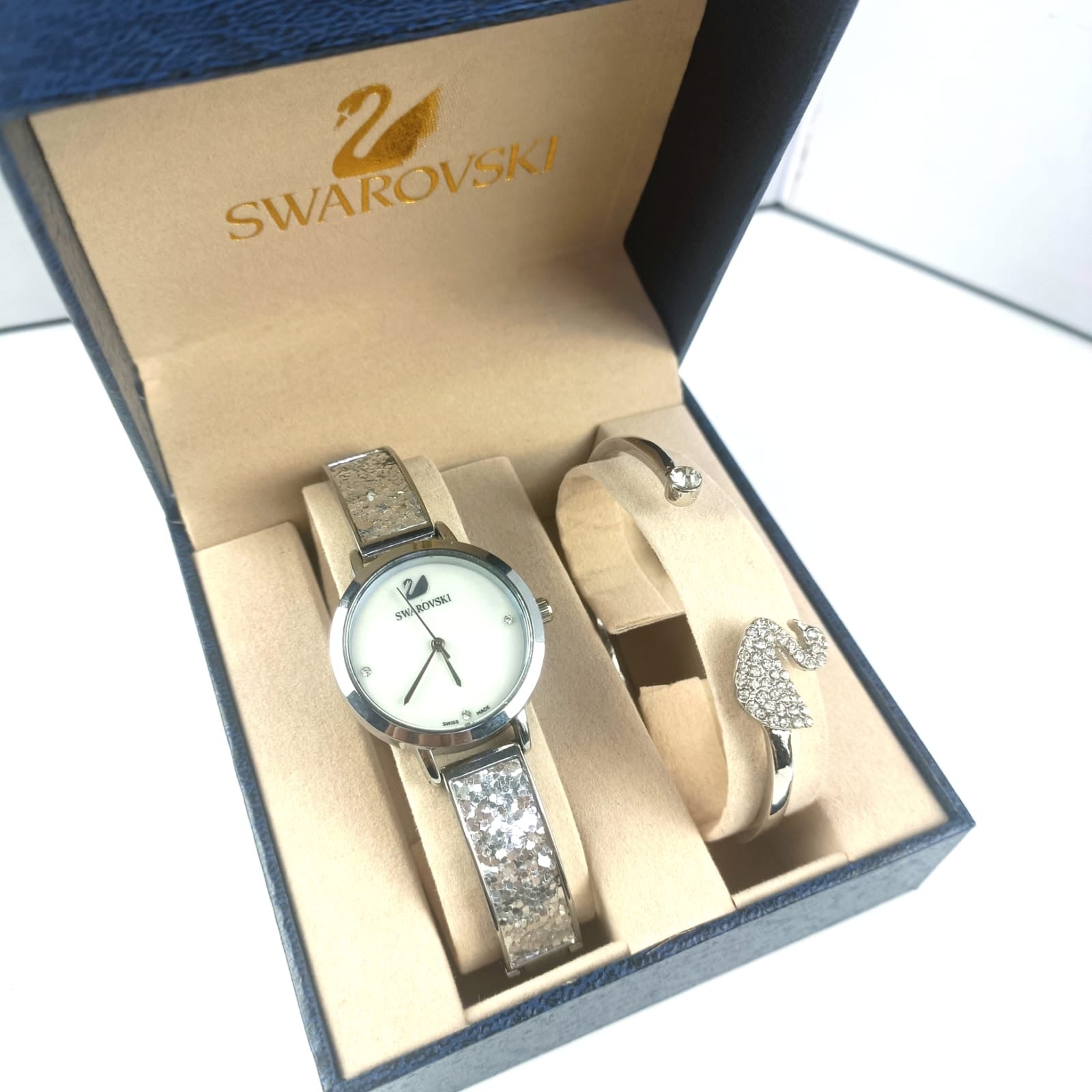 Swarovski Watch Bangle Set.