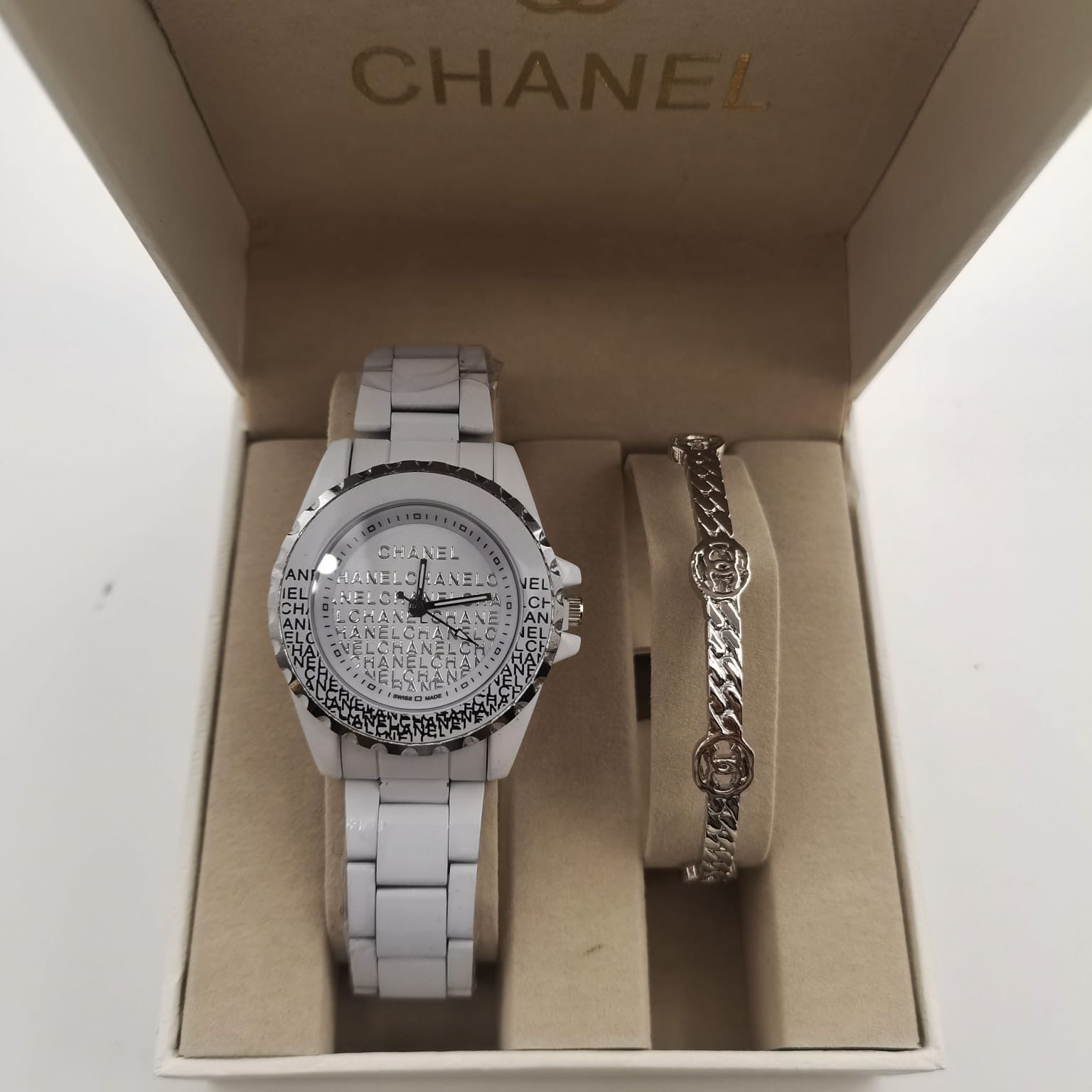 Chanel Watch and Bangle Set