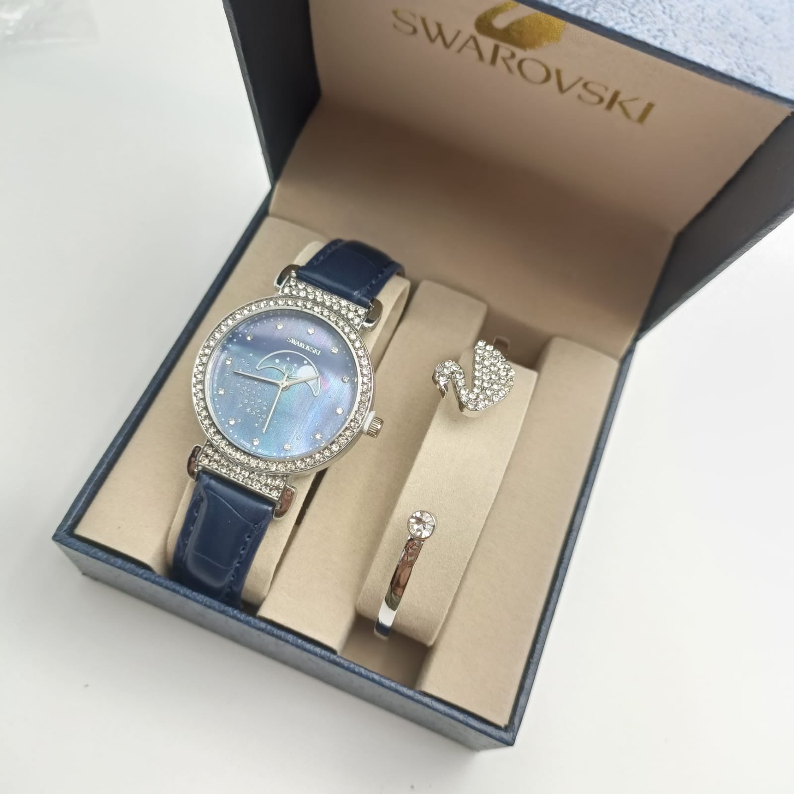 Swarovski Watch Bangle Set