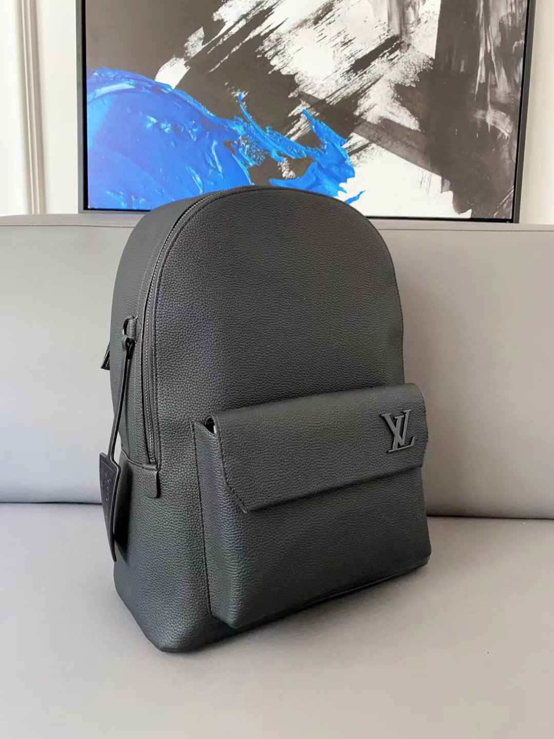 Louis Vuitton Black Aerogram Takeoff Backpack