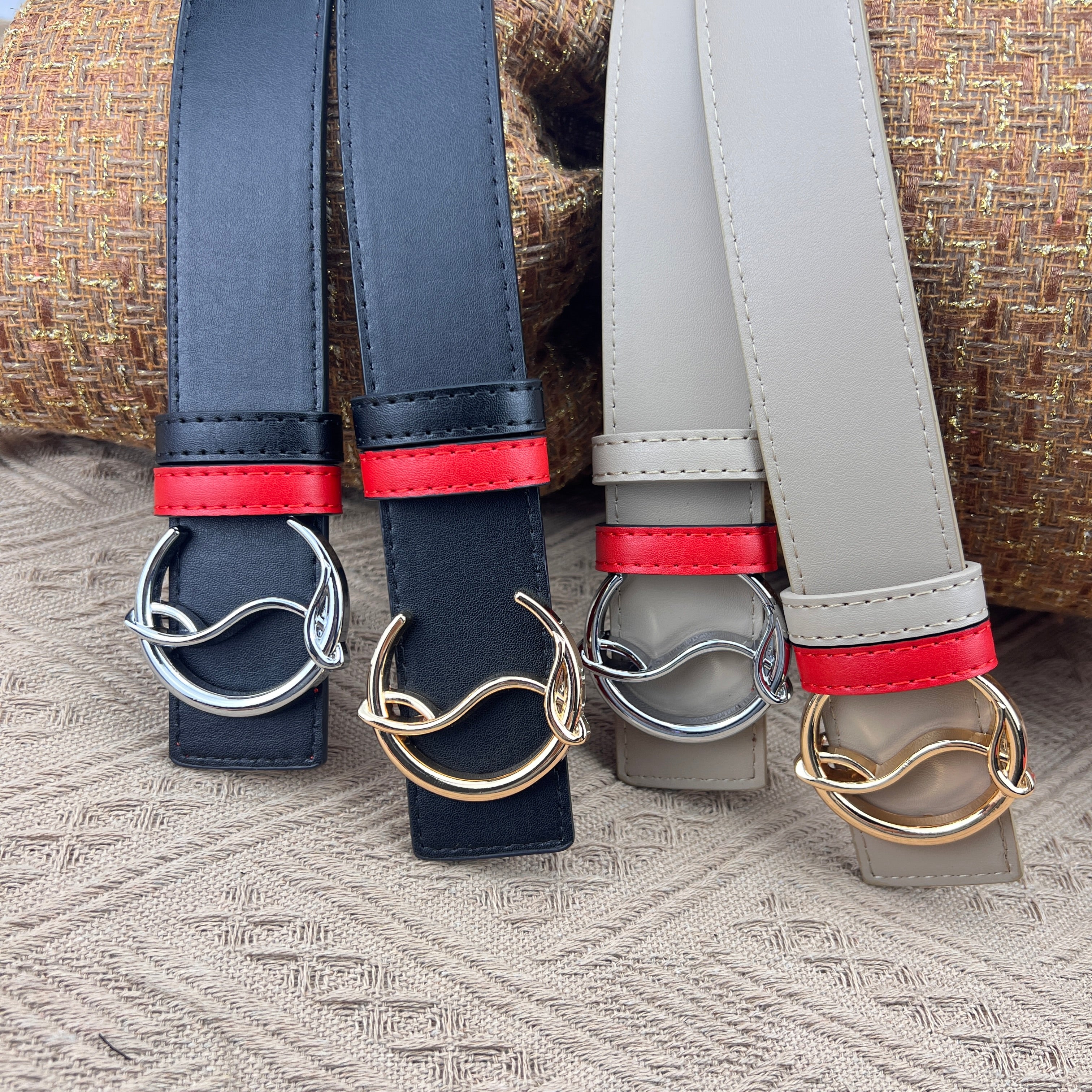 Christian Louboutin reversible  belts