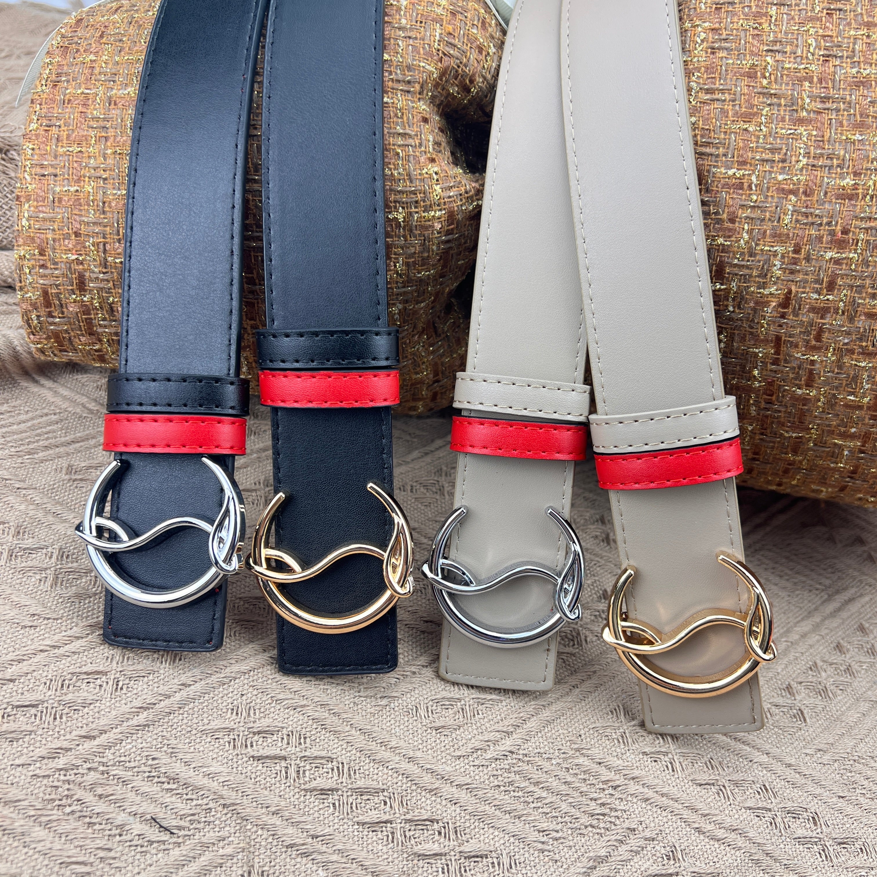 Christian Louboutin reversible  belts