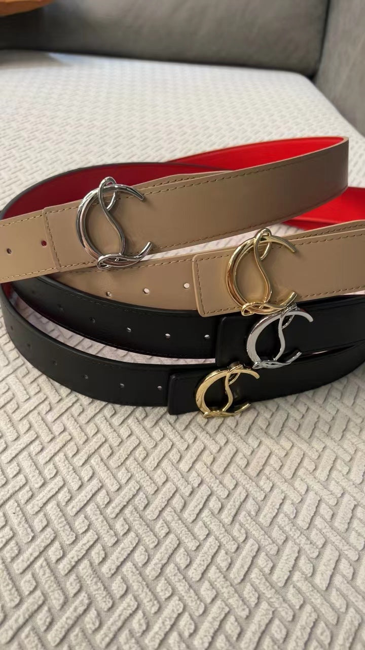 Christian Louboutin reversible  belts