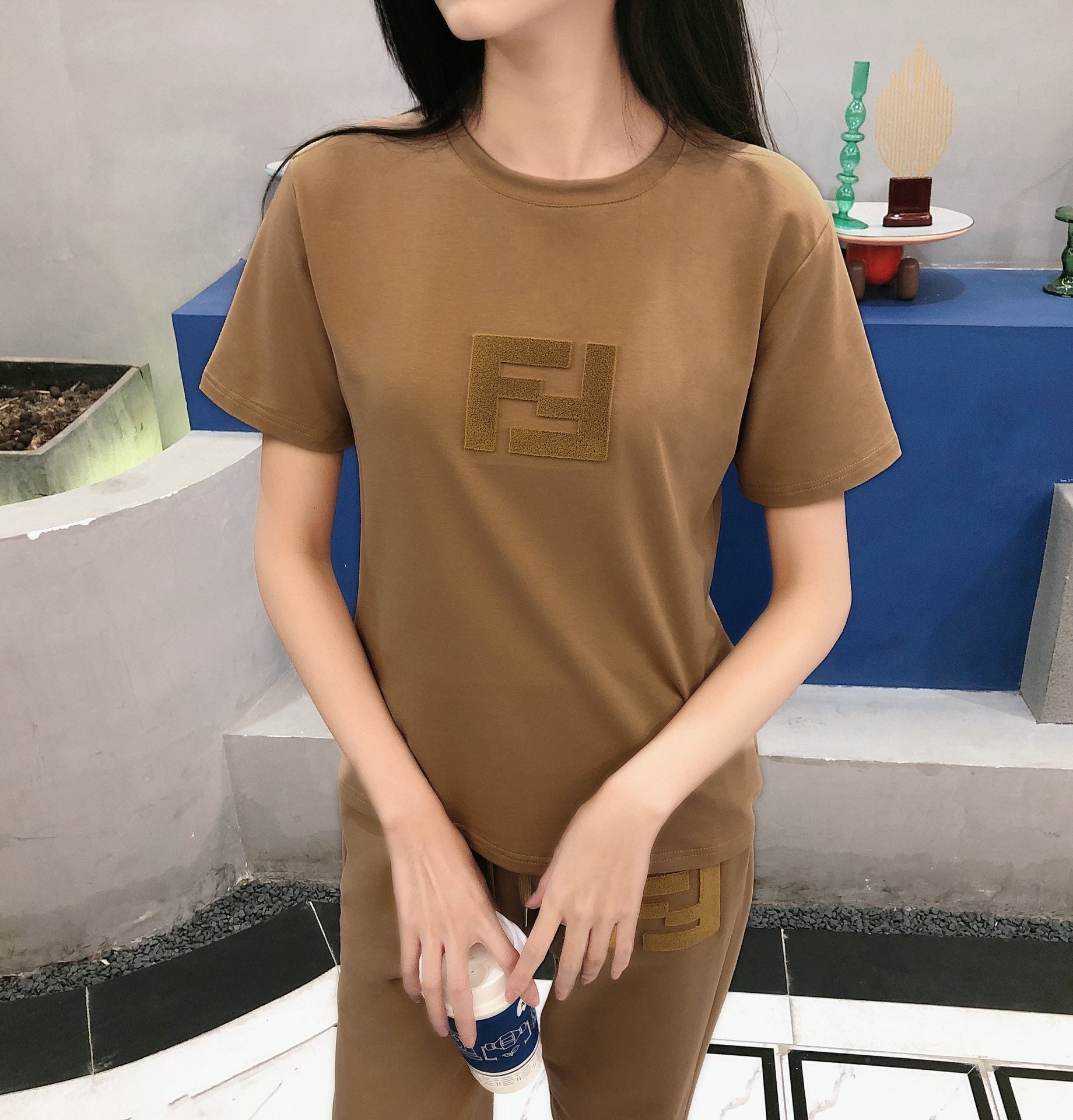 Fendi jumper / jogger and T-Shirt