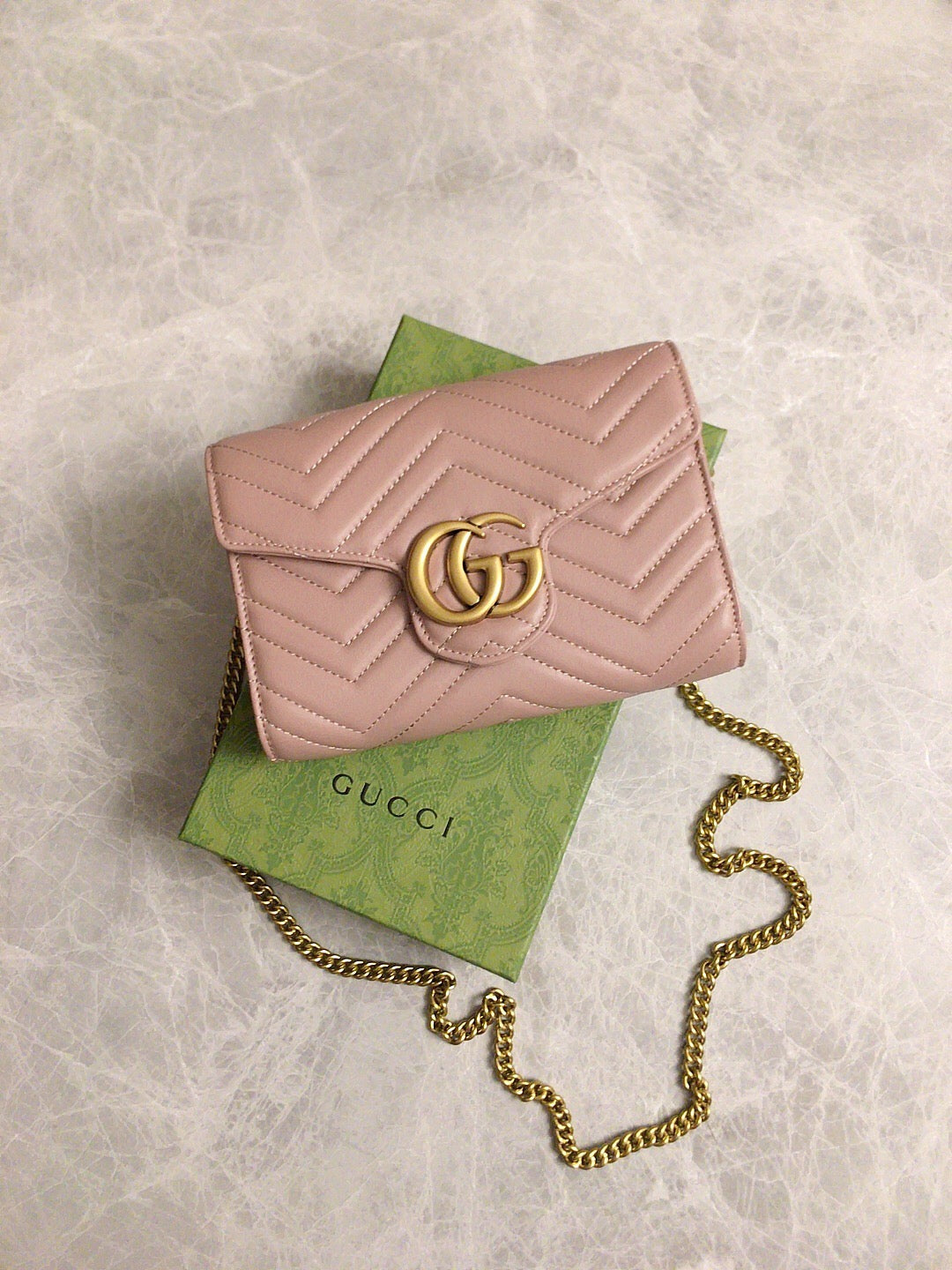 Gucci  Marmont Matelassè Handbag Lushentic