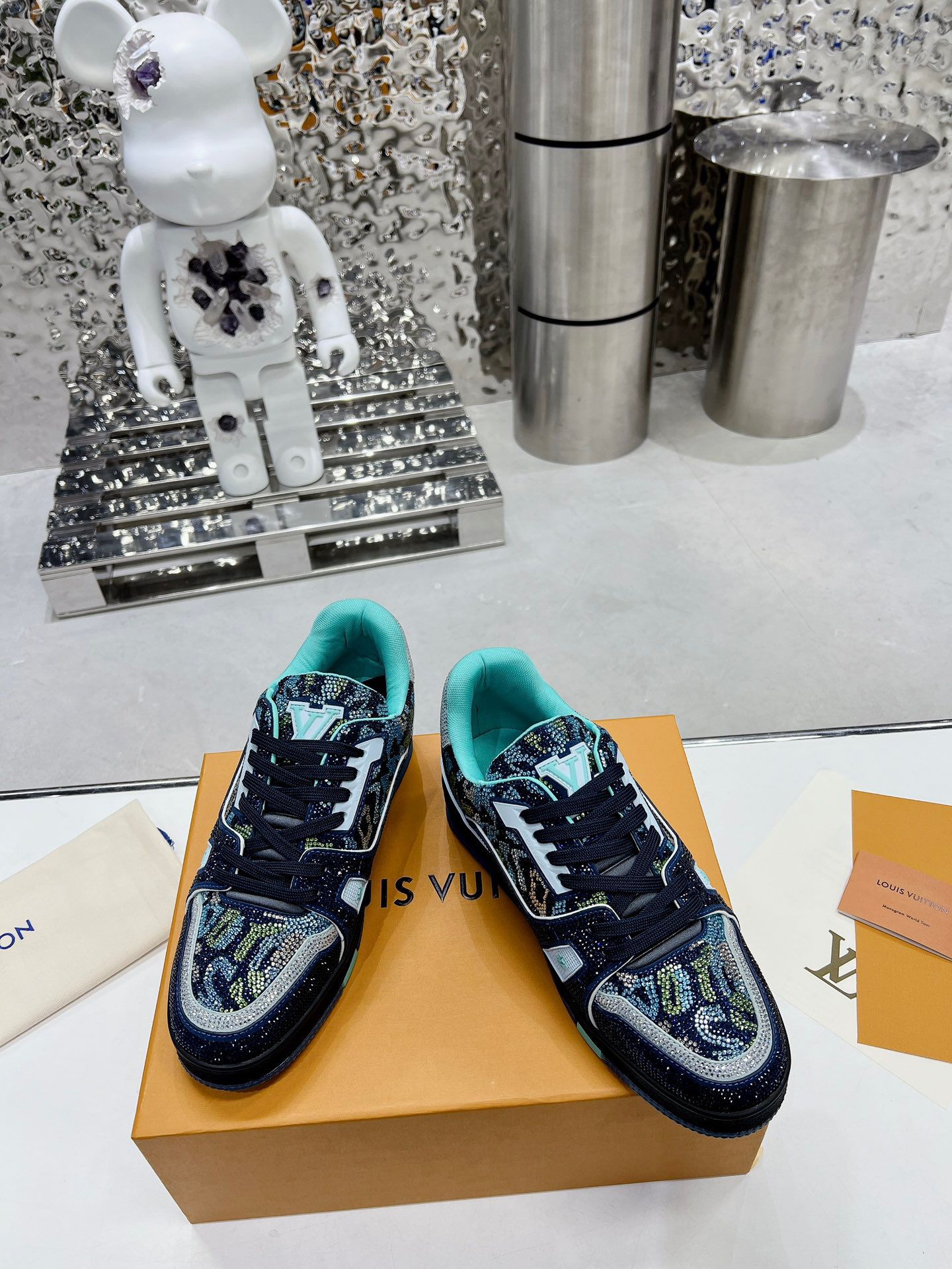 Louis Vuitton Embellished Sneakers