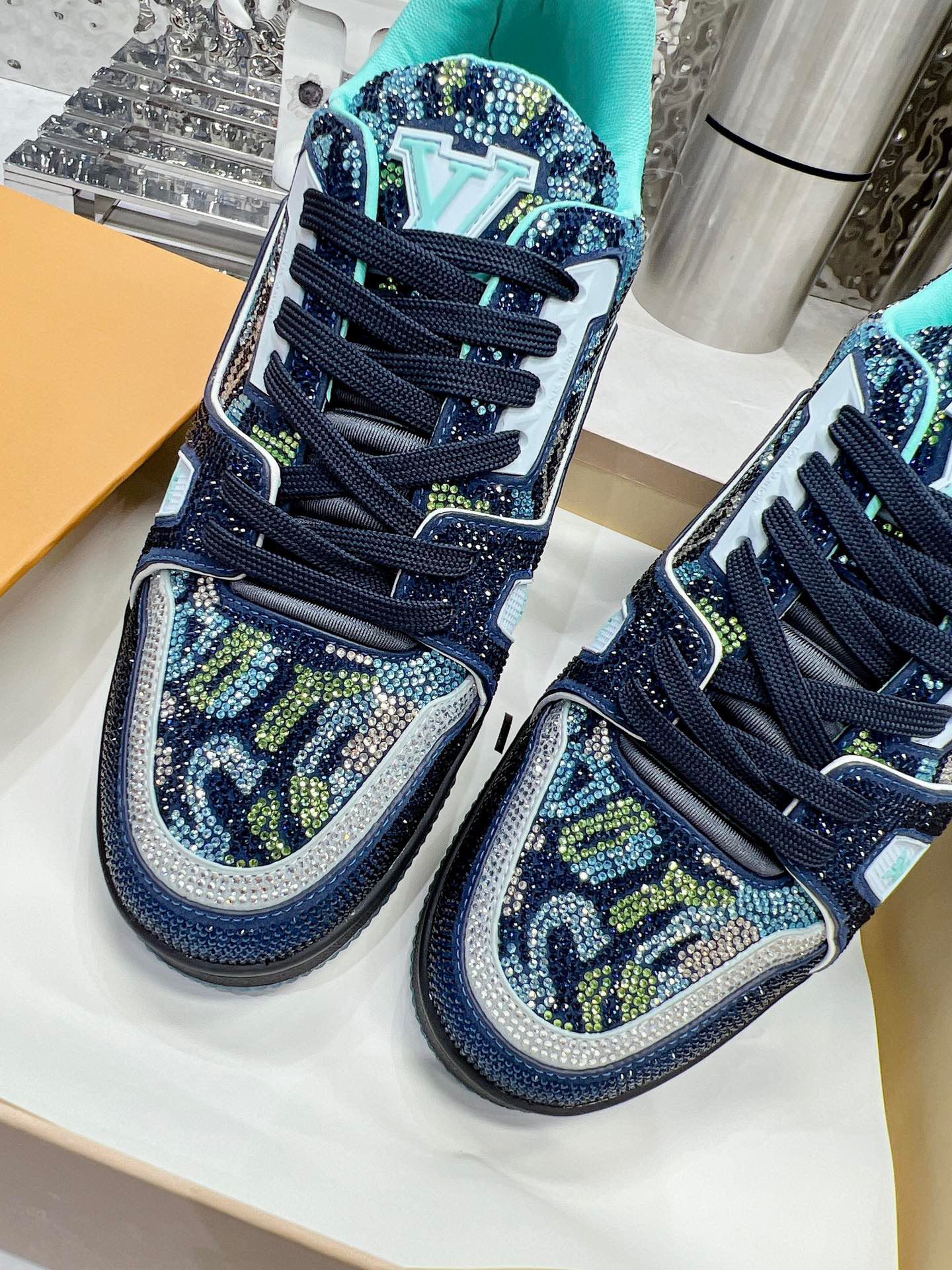 Louis Vuitton Embellished Sneakers