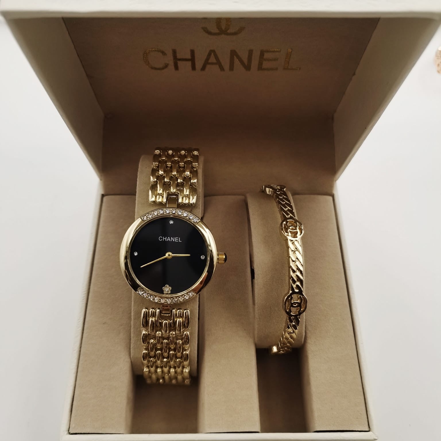 Chanel Watch and Bangle Set