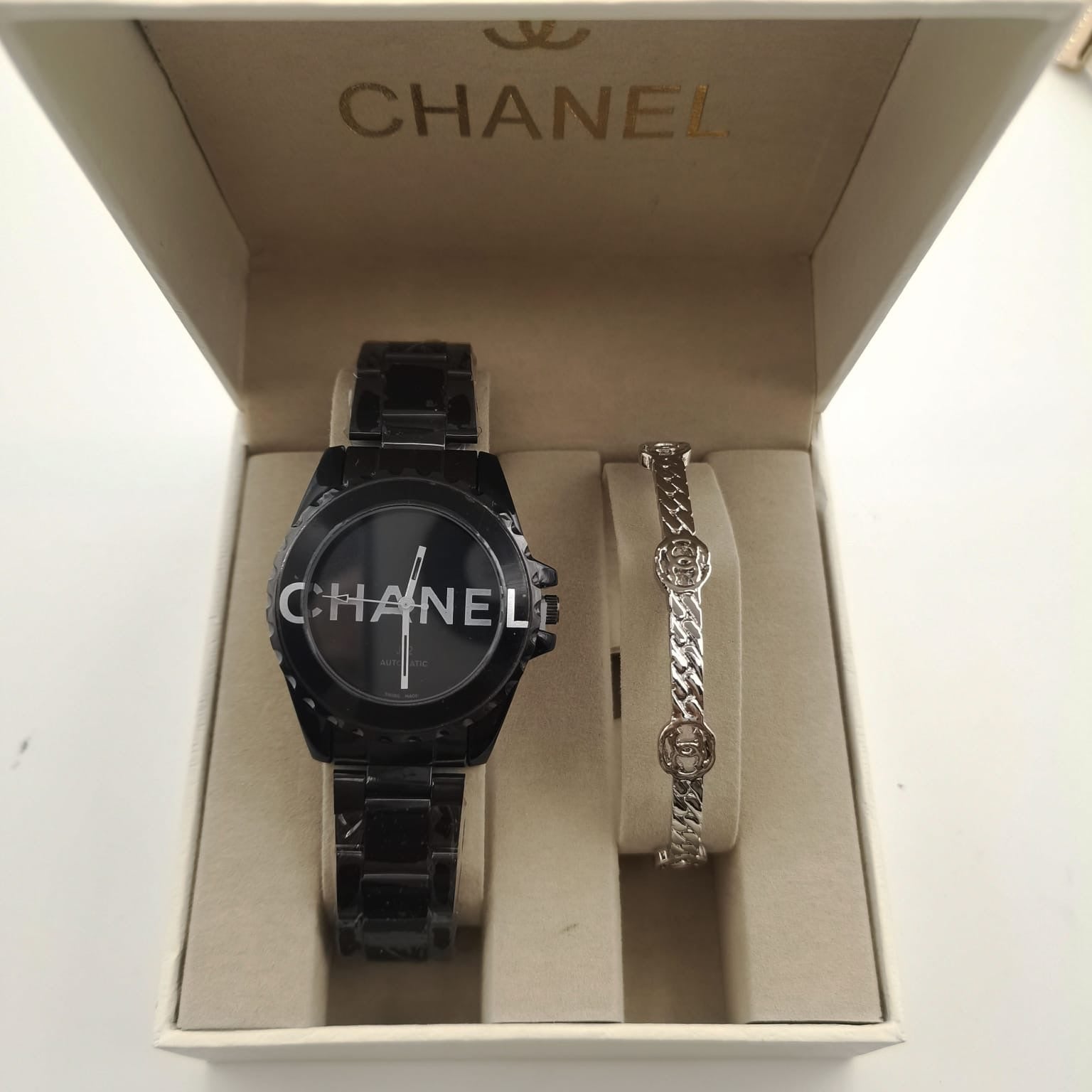 Chanel Watch and Bangle Set