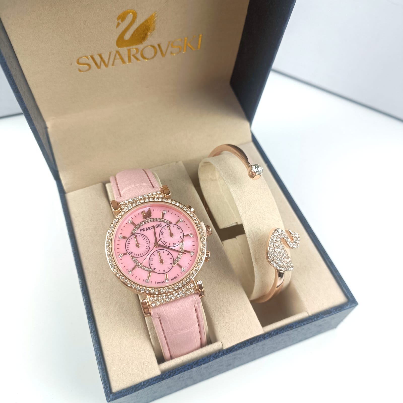 Swarovski Watch Bangle Set