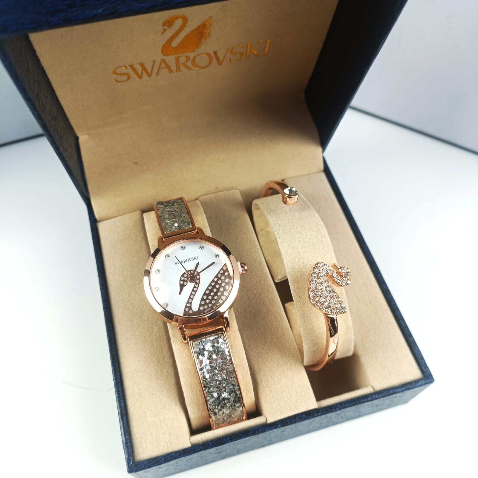 Swarovski Watch Bangle Set.