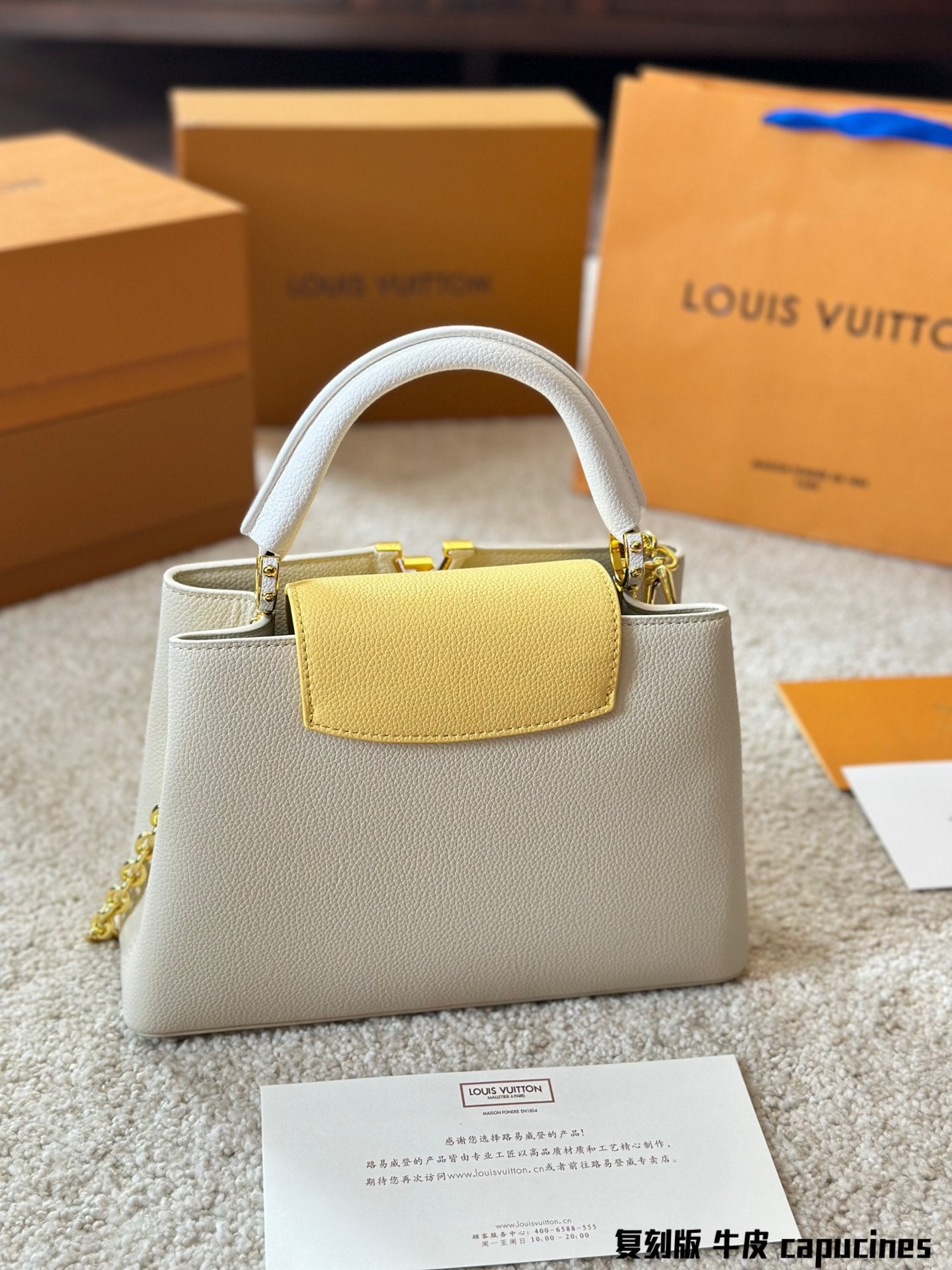 Copy of Louis Vuitton Capucines Handbag( 27cm and 20cm)