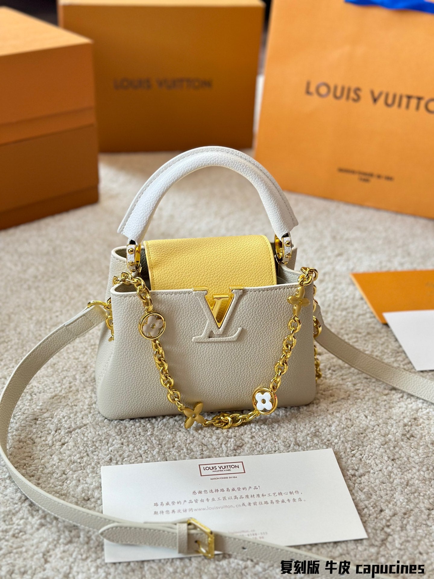 Copy of Louis Vuitton Capucines Handbag( 27cm and 20cm)