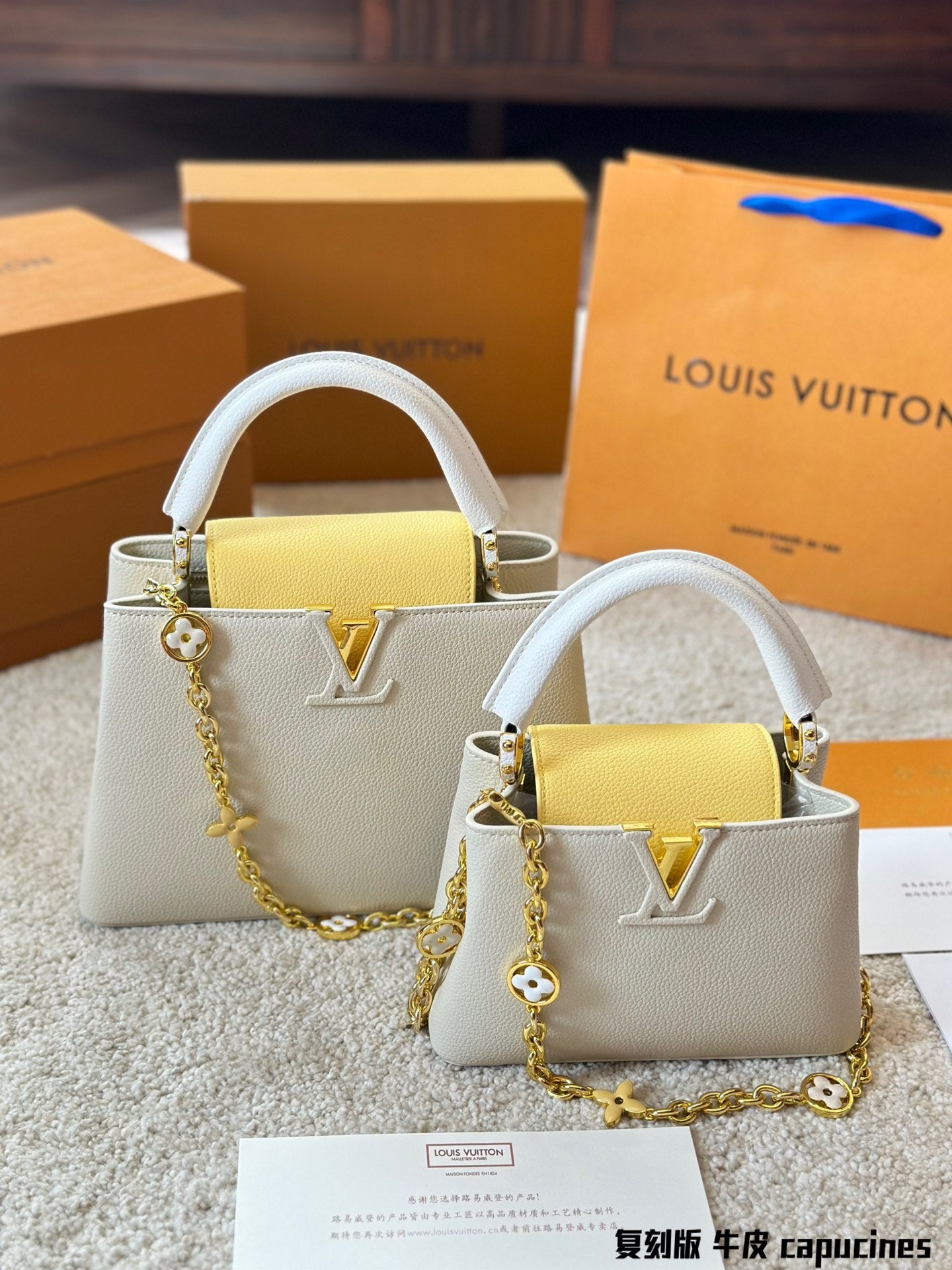 Copy of Louis Vuitton Capucines Handbag( 27cm and 20cm)