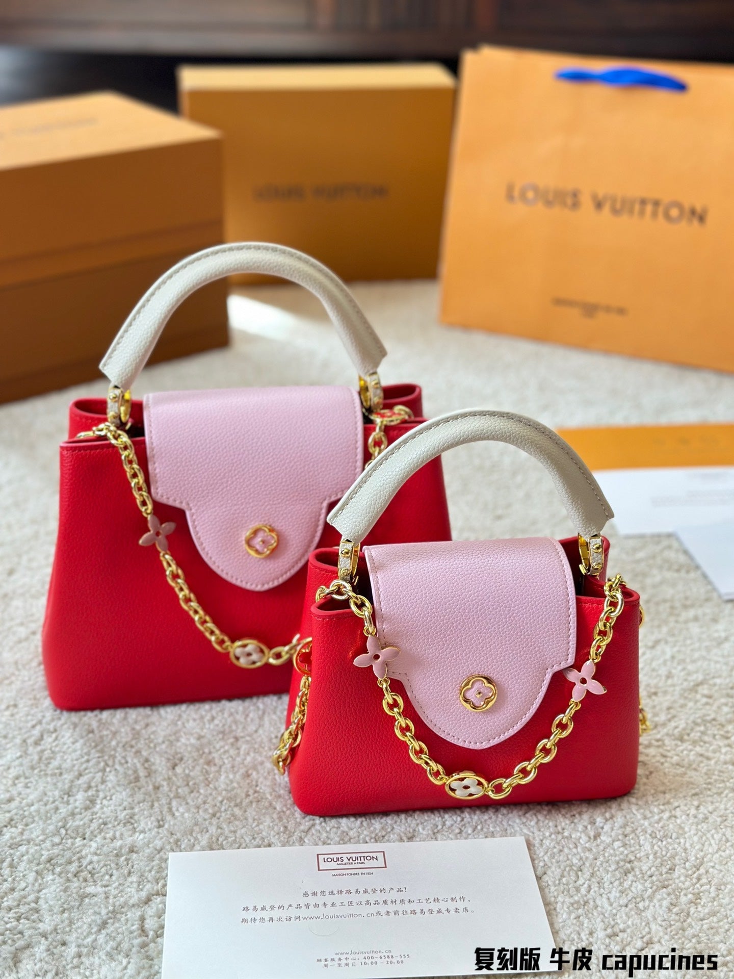 Copy of Louis Vuitton Capucines Handbag( 27cm and 20cm)