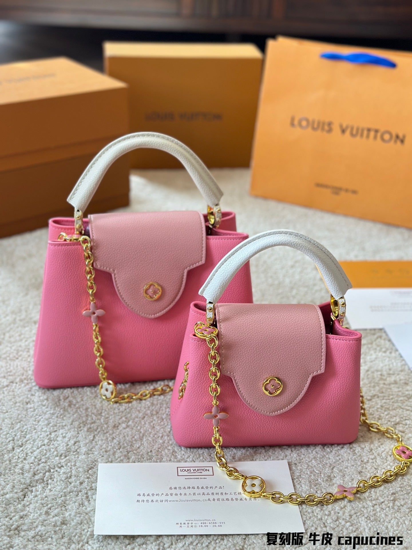 Copy of Louis Vuitton Capucines Handbag( 27cm and 20cm)