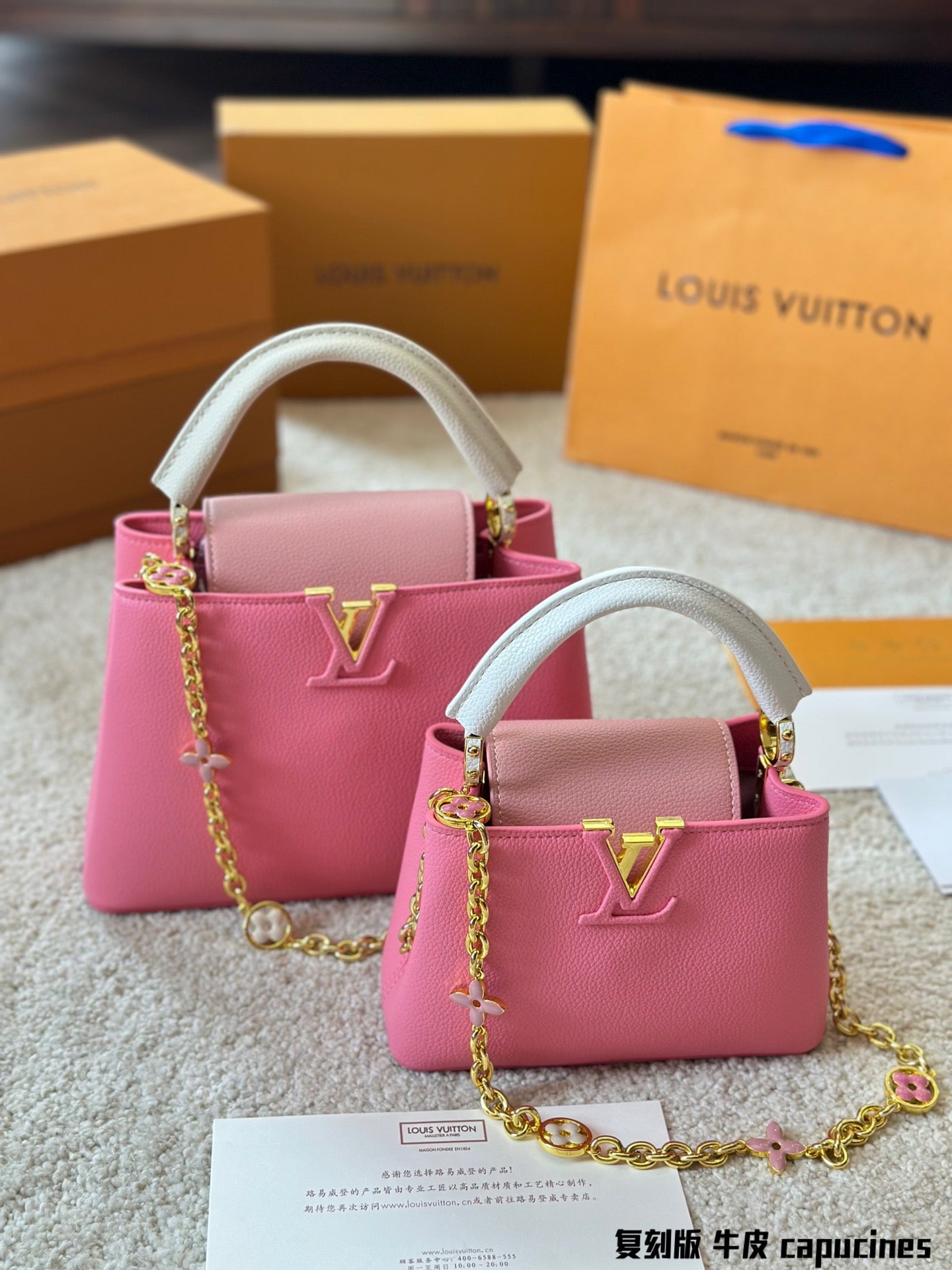 Copy of Louis Vuitton Capucines Handbag( 27cm and 20cm)