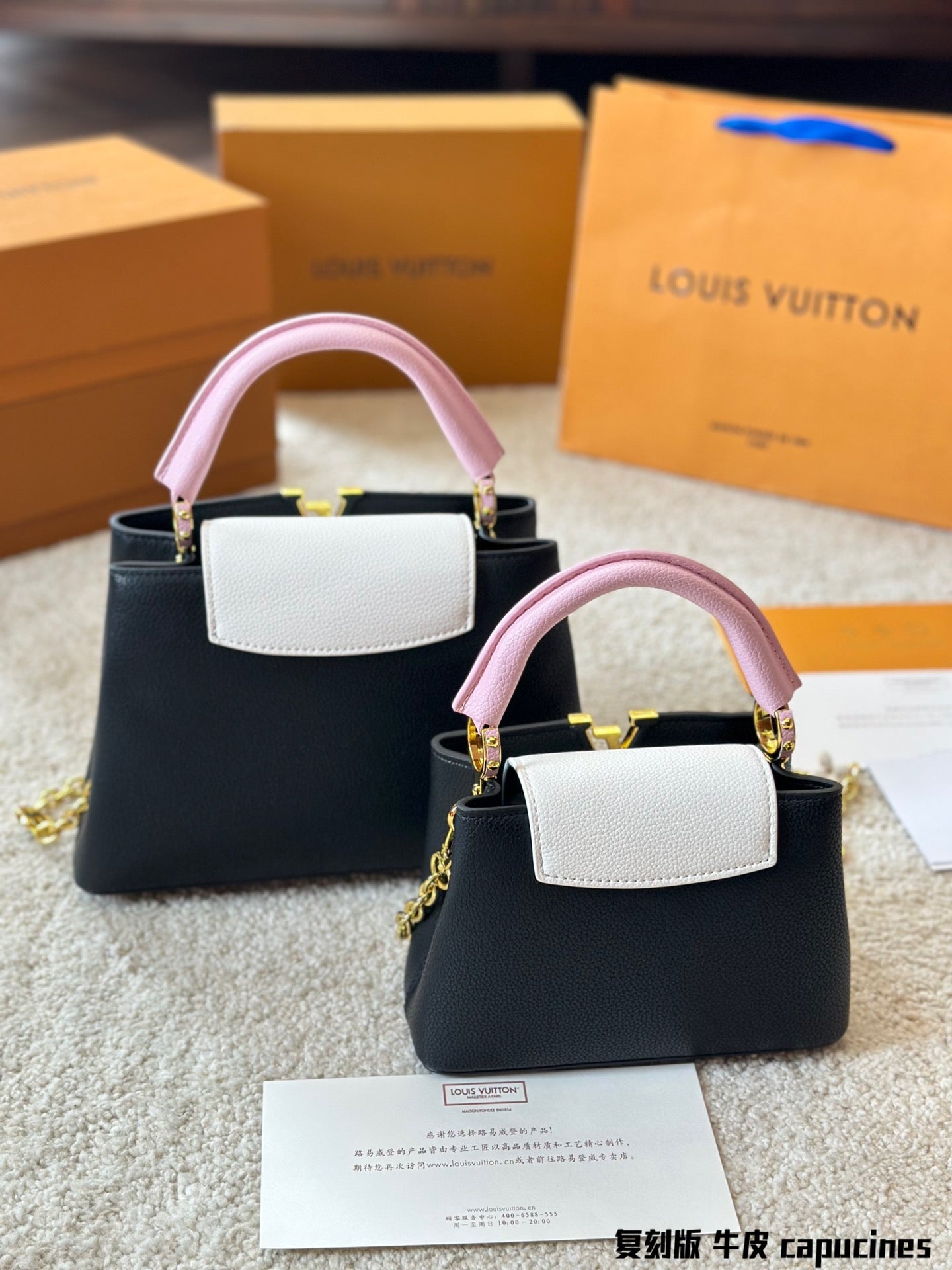 Copy of Louis Vuitton Capucines Handbag( 27cm and 20cm)