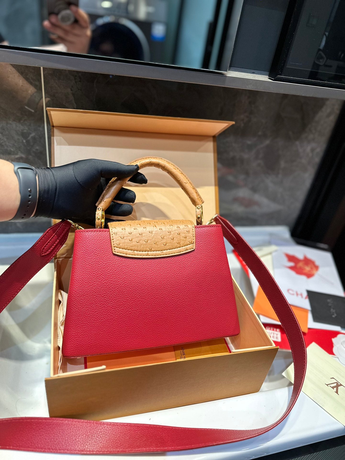 Louis Vuitton Capucines Handbag( 27cm and 20cm)