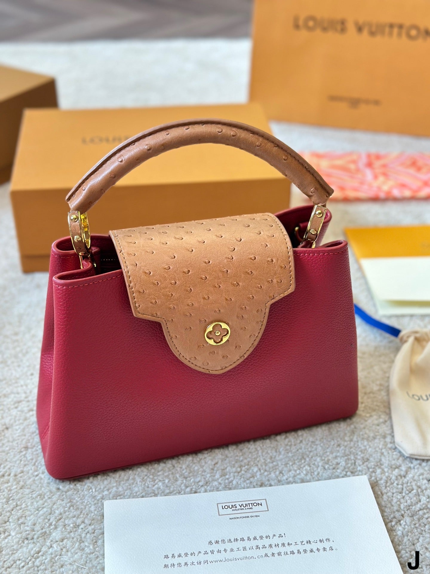 Louis Vuitton Capucines Handbag( 27cm and 20cm)