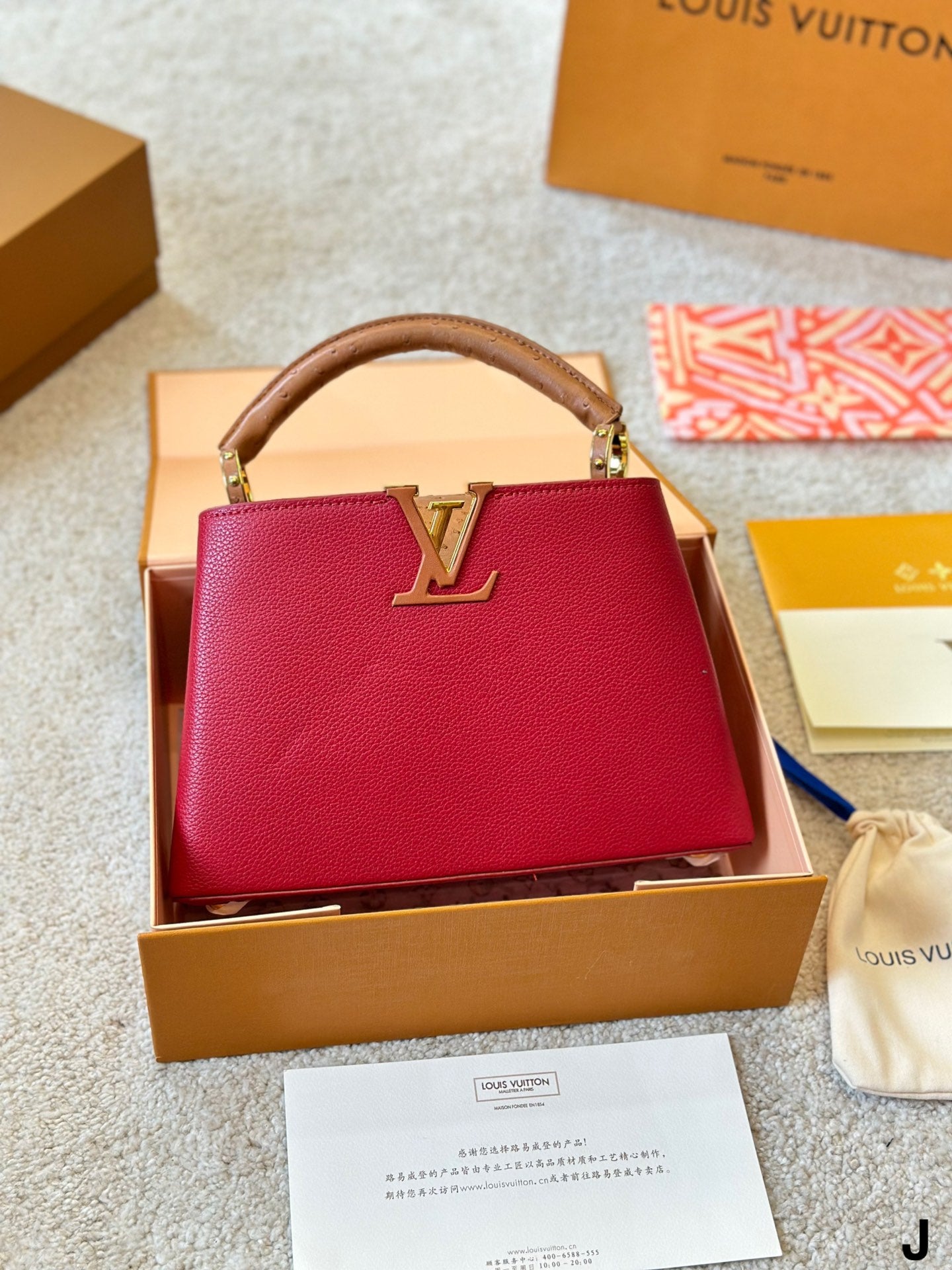 Louis Vuitton Capucines Handbag( 27cm and 20cm)