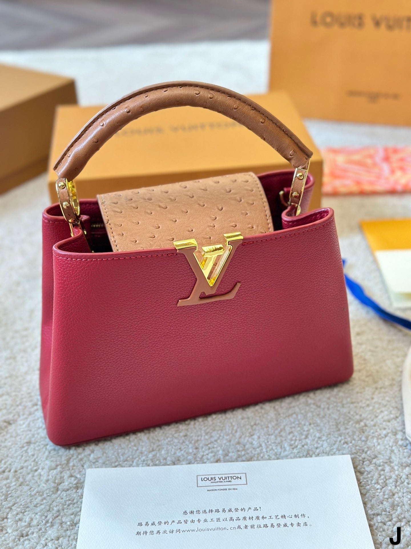 Louis Vuitton Capucines Handbag( 27cm and 20cm)