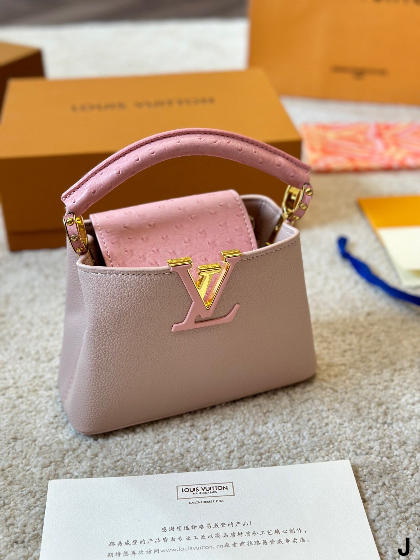 Louis Vuitton Capucines Handbag( 27cm and 20cm)