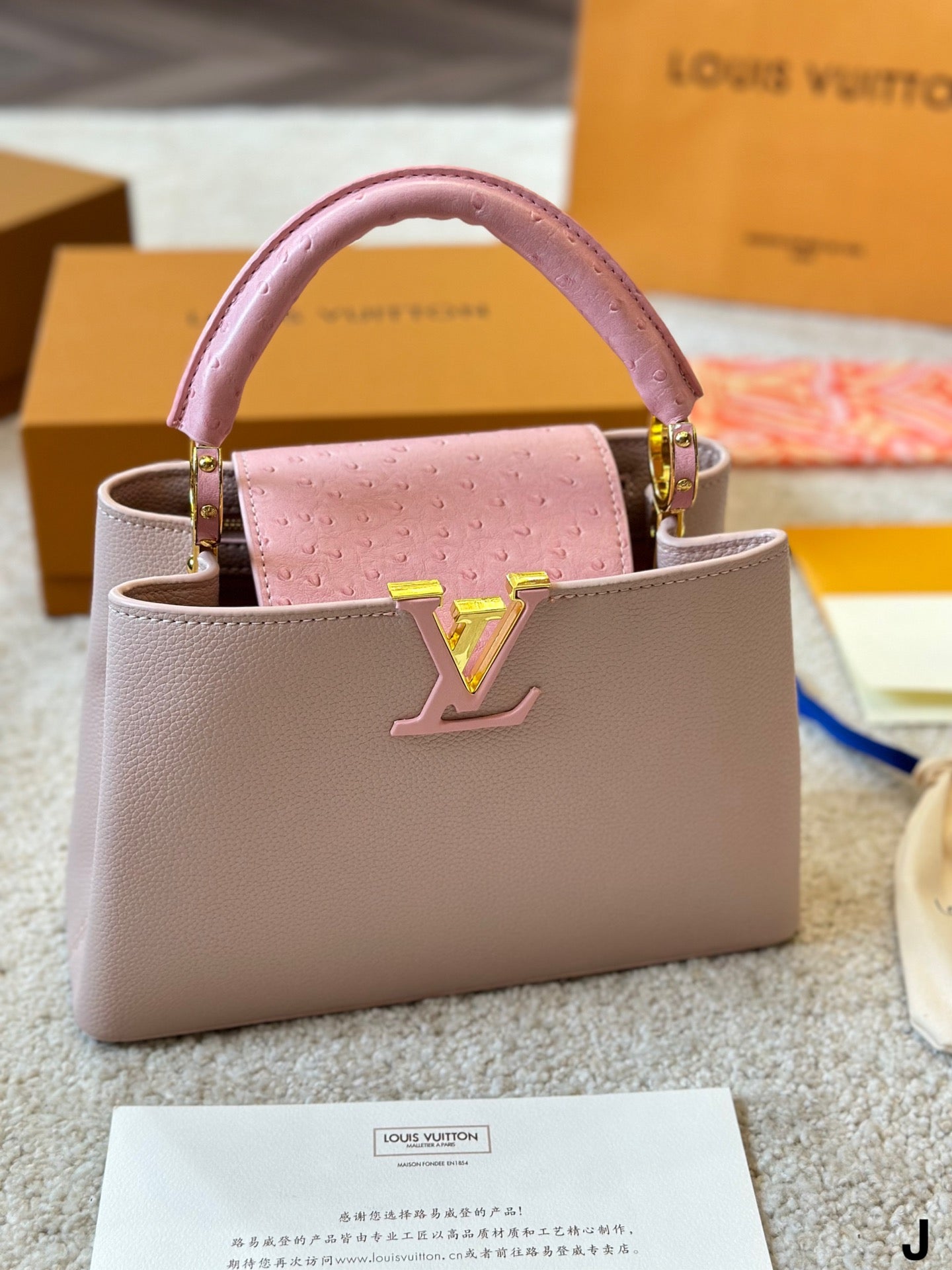 Louis Vuitton Capucines Handbag( 27cm and 20cm)