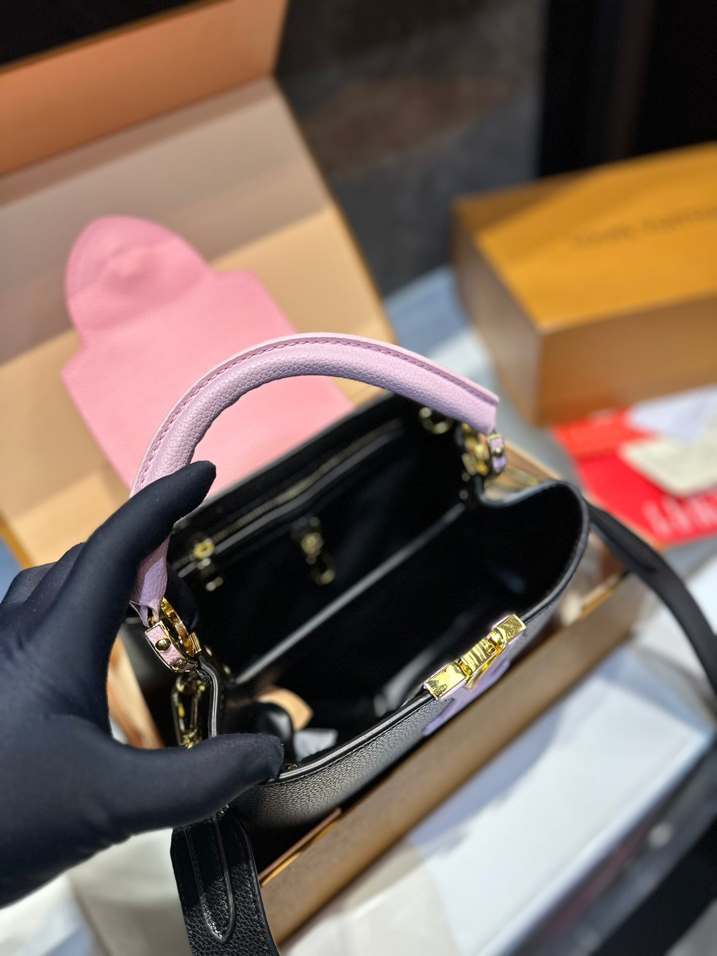 Louis Vuitton Capucines Handbag( 27cm and 20cm)