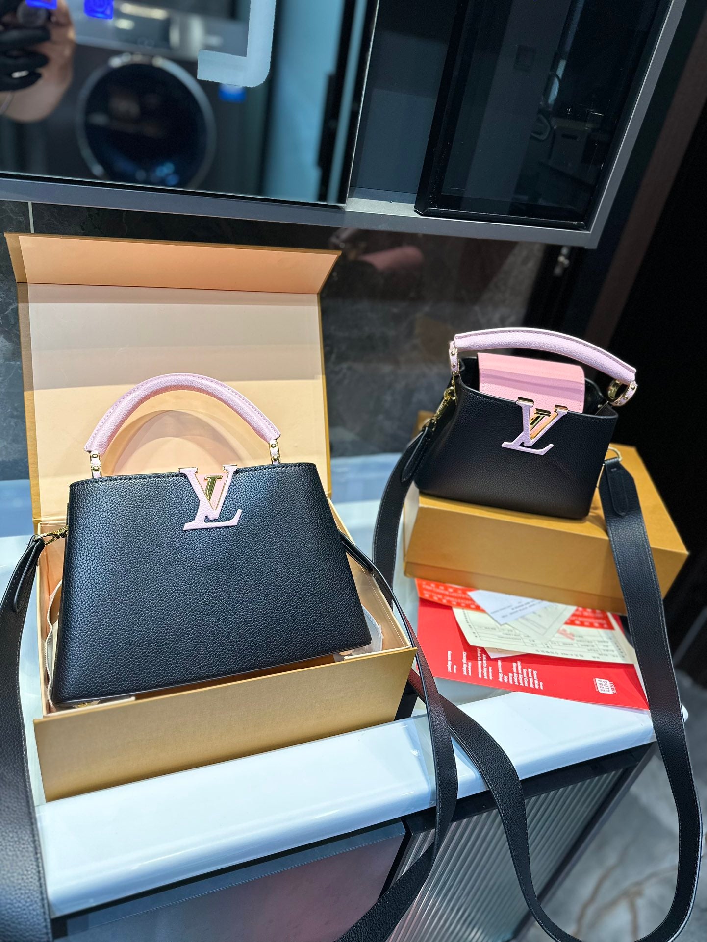 Louis Vuitton Capucines Handbag( 27cm and 20cm)