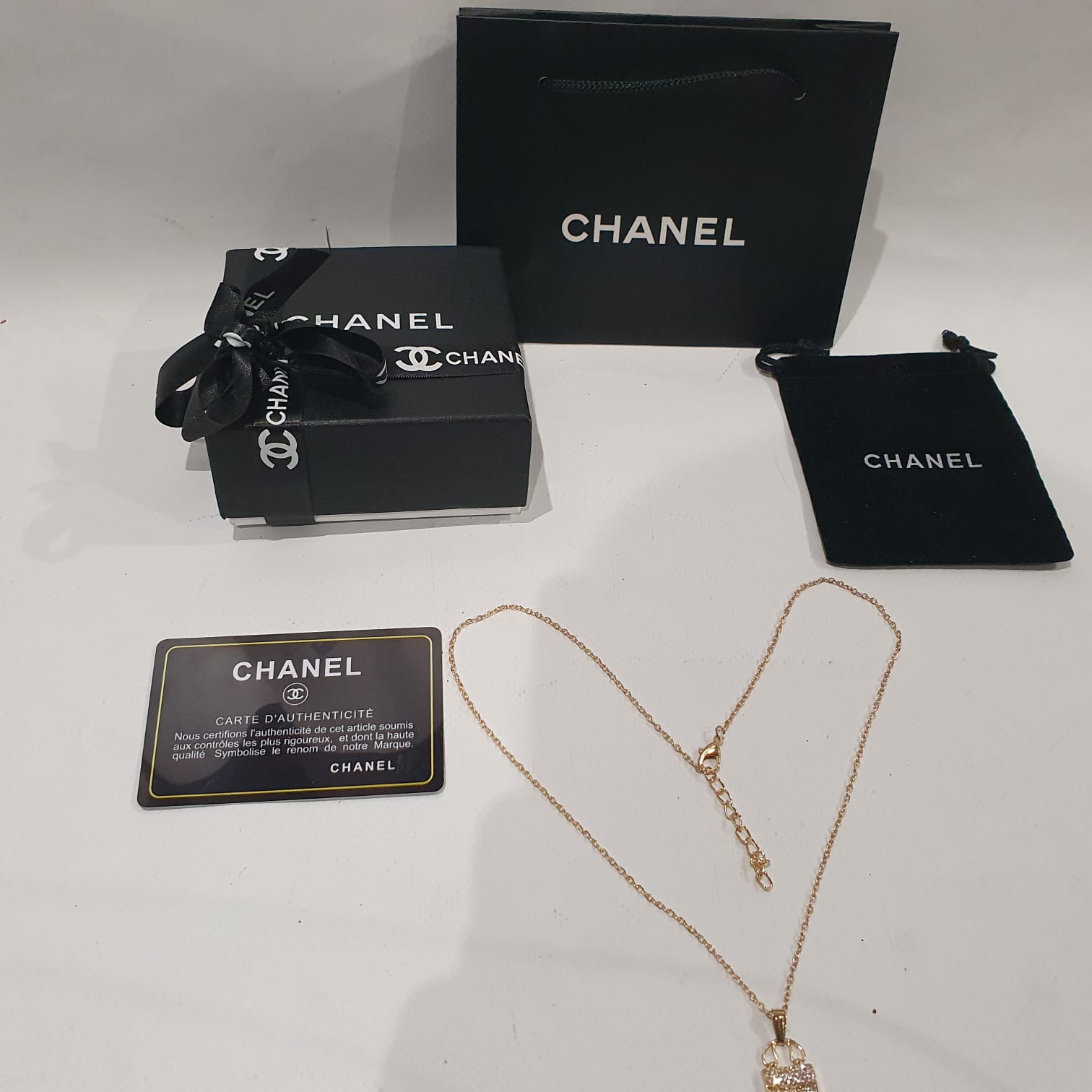 Chanel Necklace and Earrings