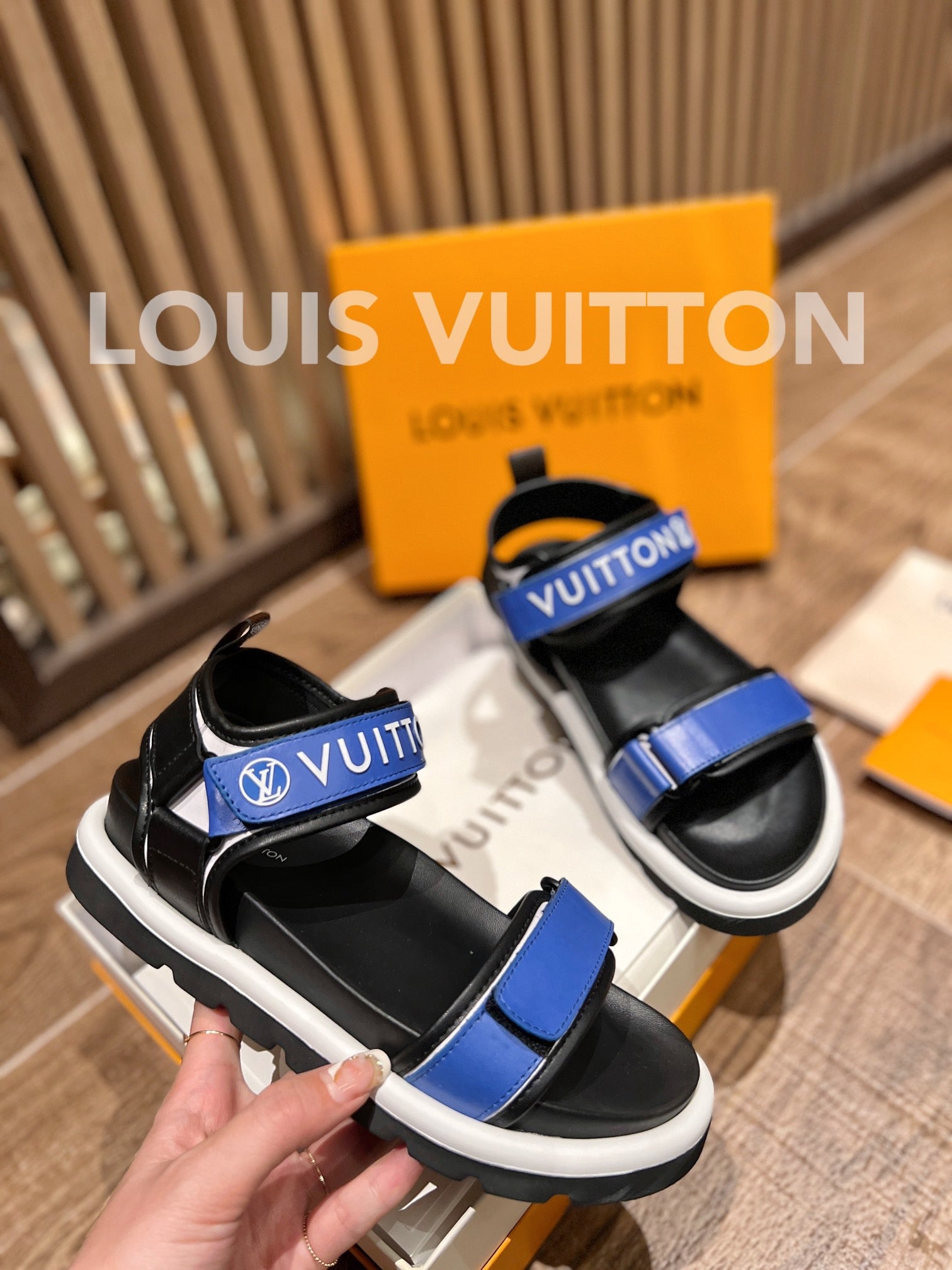 Calfskin Pool Pillow Flat sandals louis vuitton｜TikTok Search