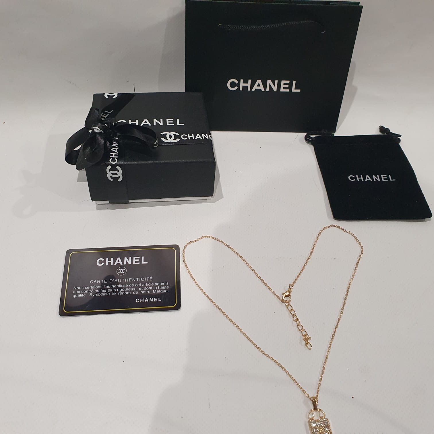 Chanel Necklace and Earrings