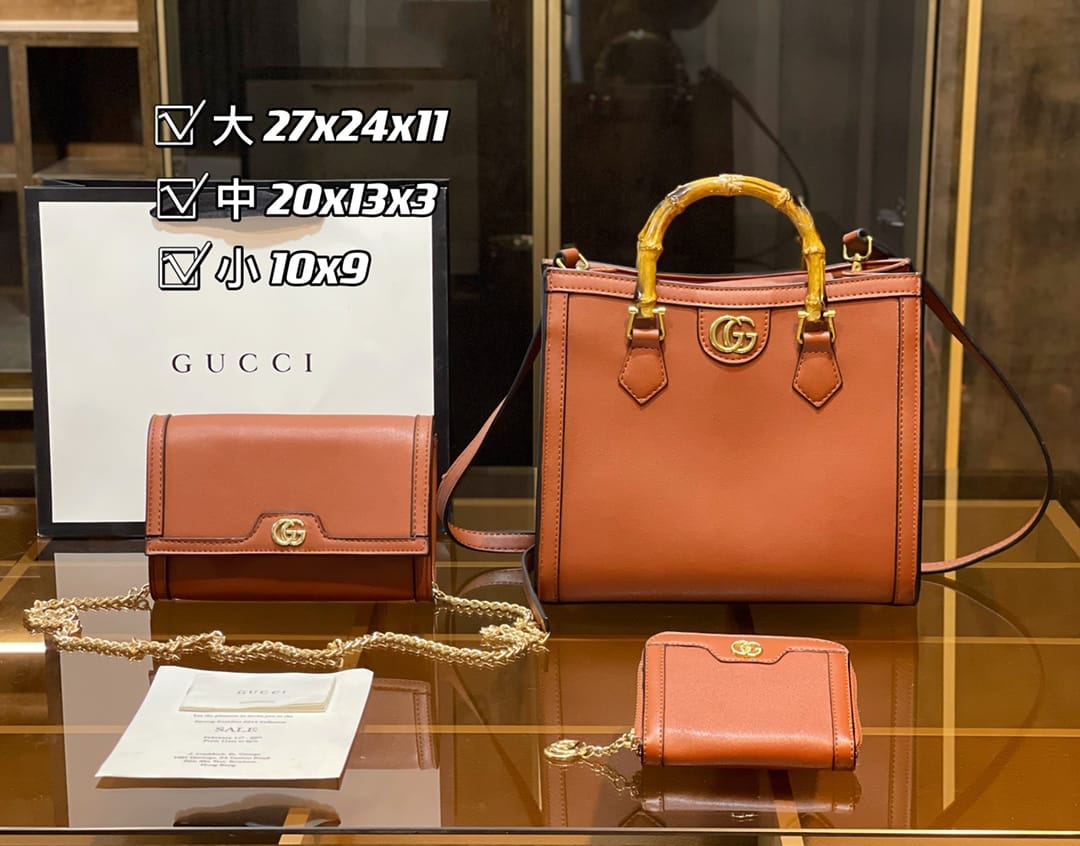 Gucci Diana  Tote Handbag Sets