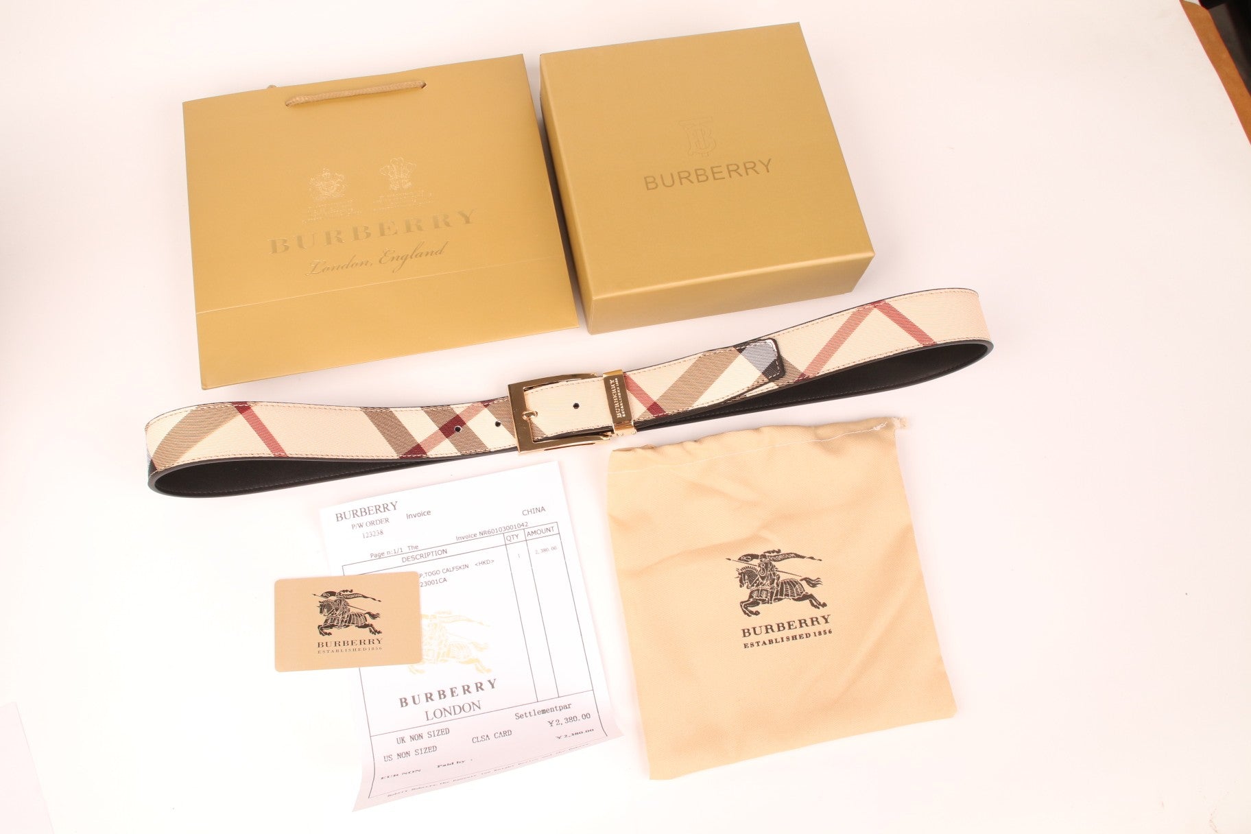 Burberry belt