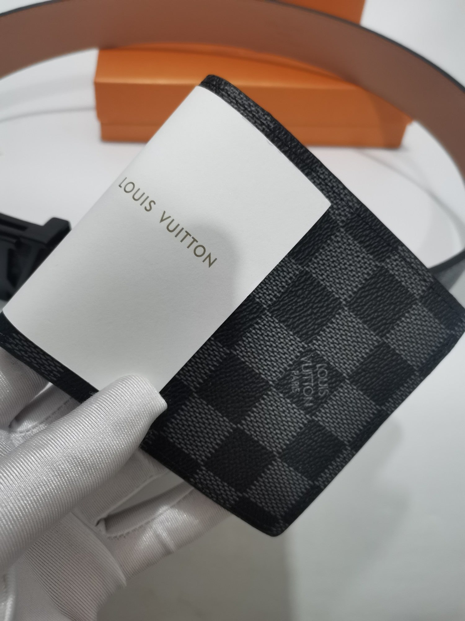 Louis Vuitton Belt and wallet Set