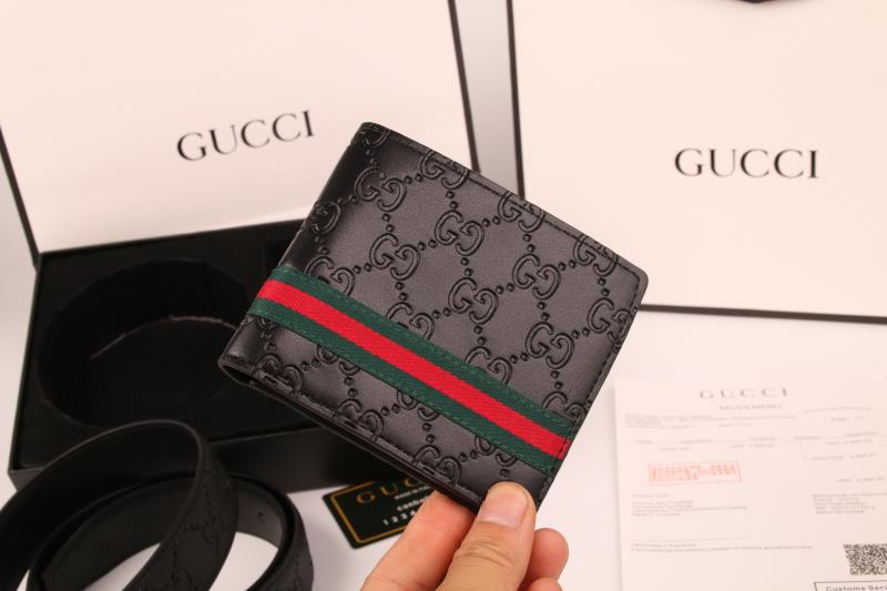 Gucci Belt and Wallet Set