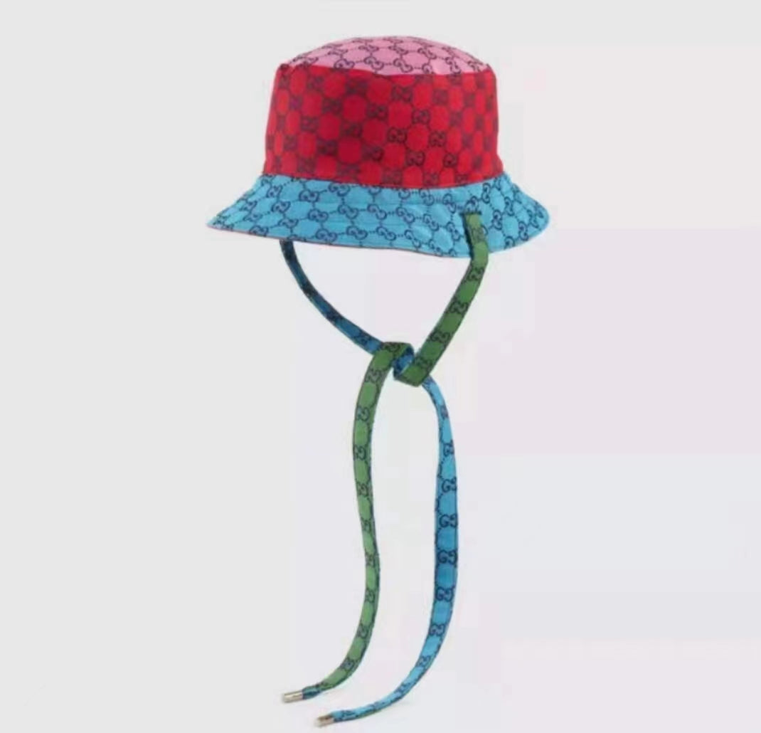 Gucci Multi Color Reversible Bucket Hat