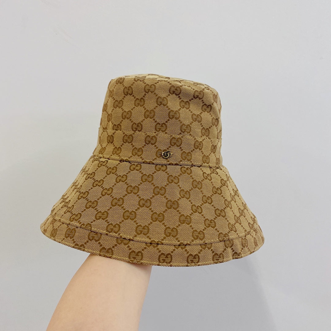 Gucci Canvas Wide Brim Hats