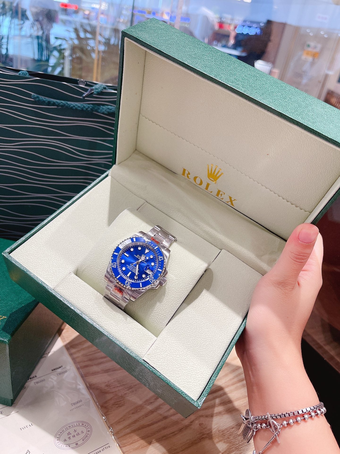 Rolex Submariner Blue index dial Oyster - 39mm