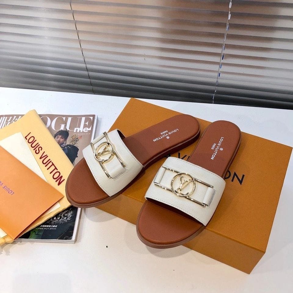 Louis Vuitton Lock It Flat Mules Sandals