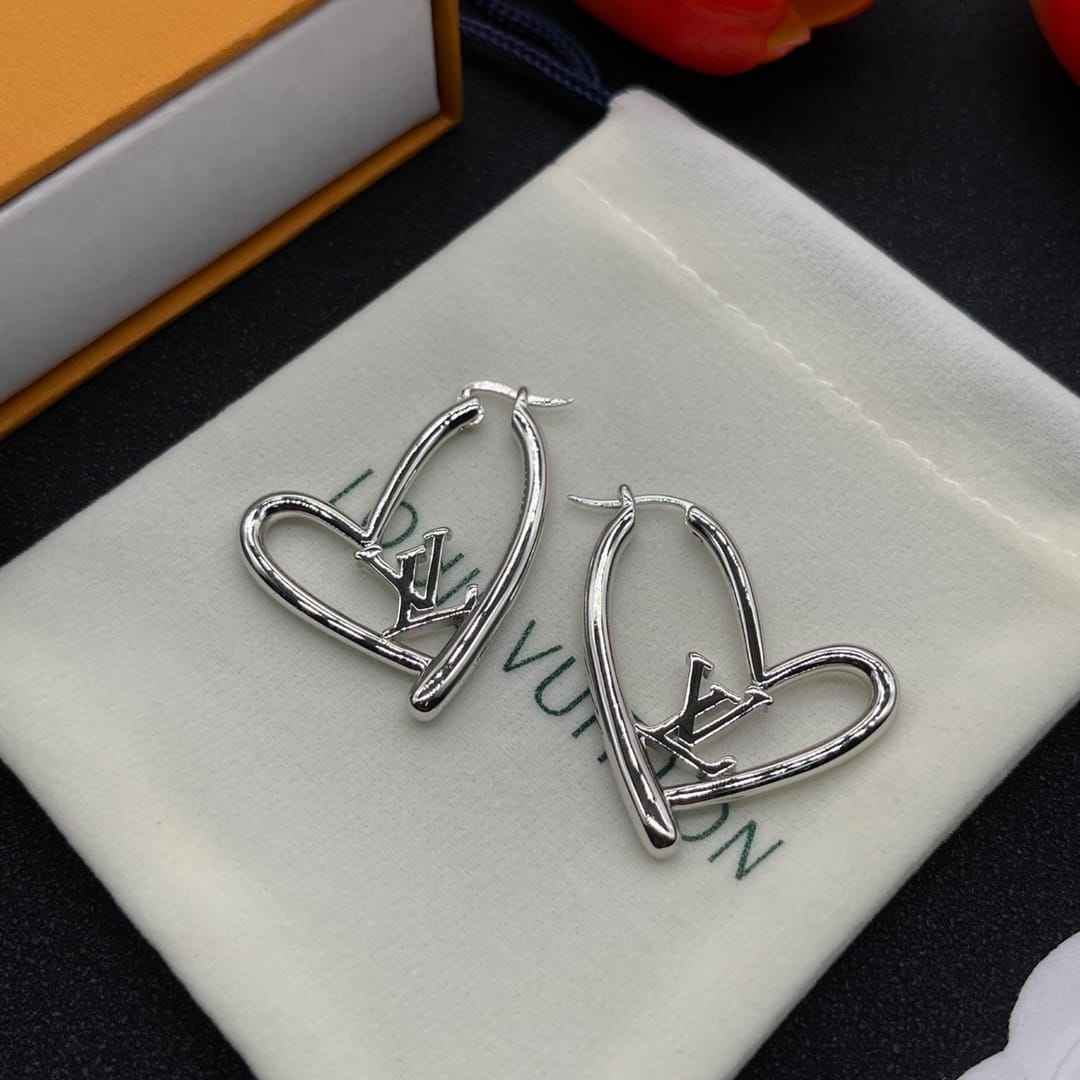 Louis Vuitton Heart Earrings