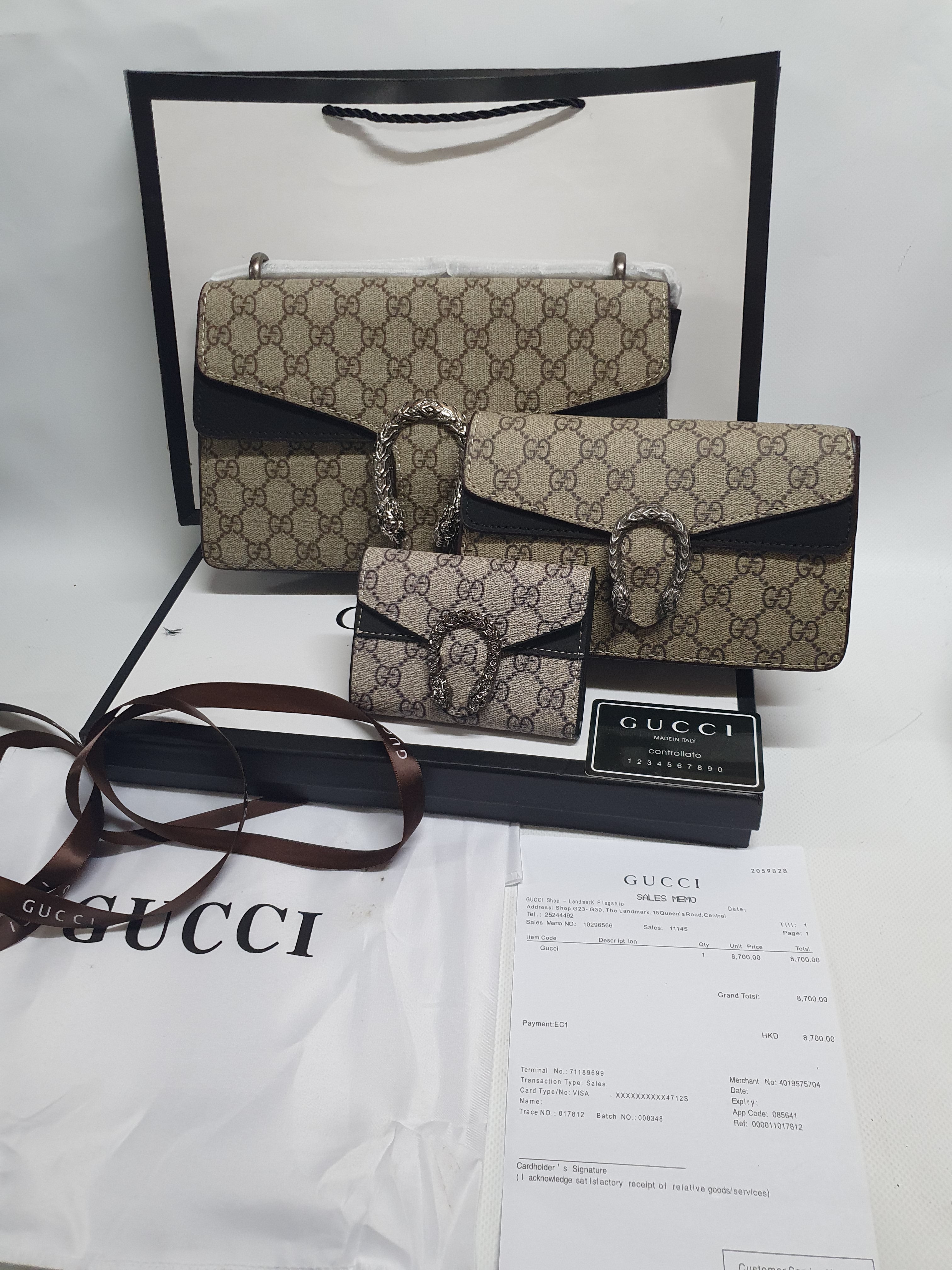 Gucci Dionysus Handbag Set