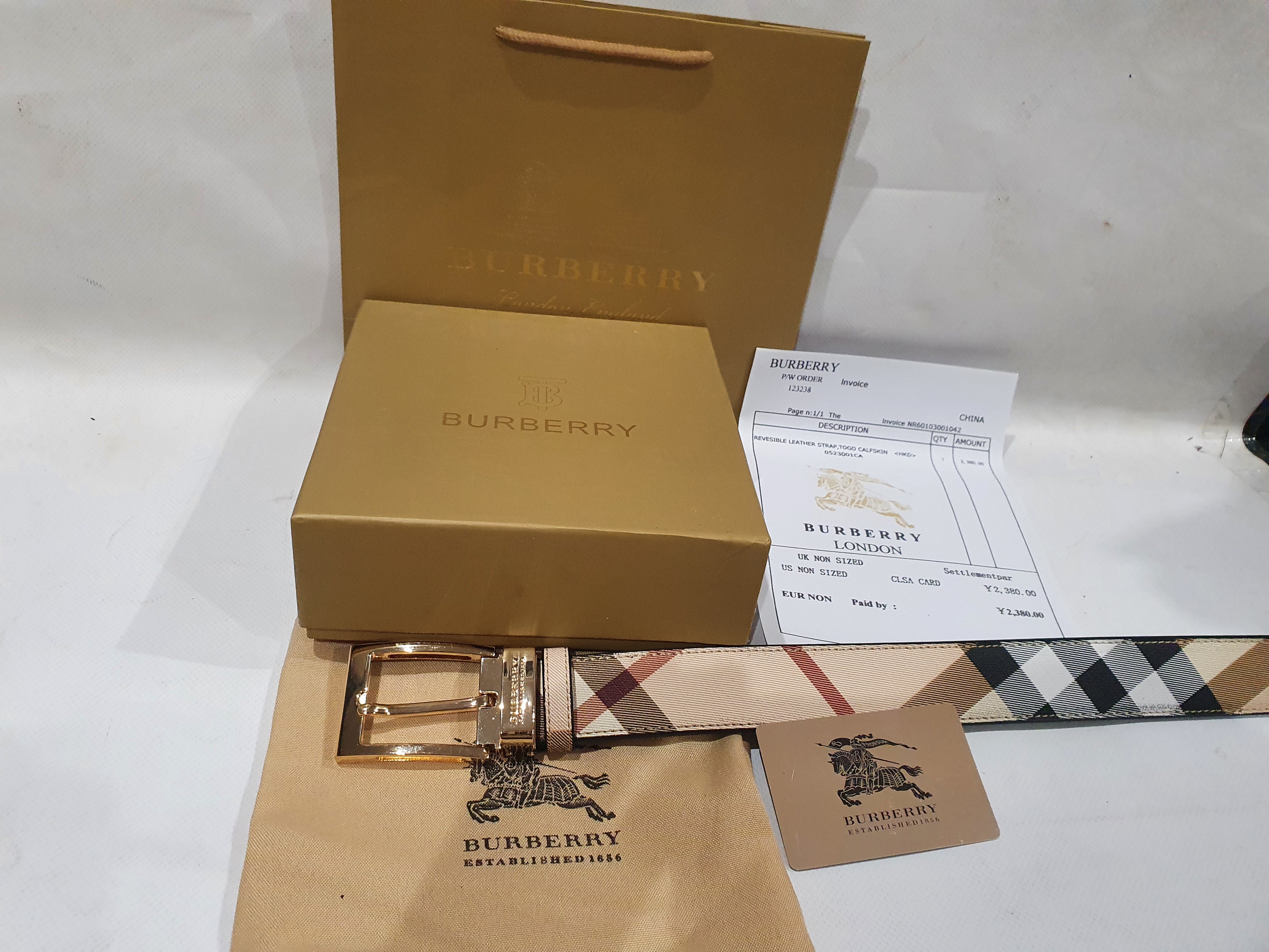 Burberry belt